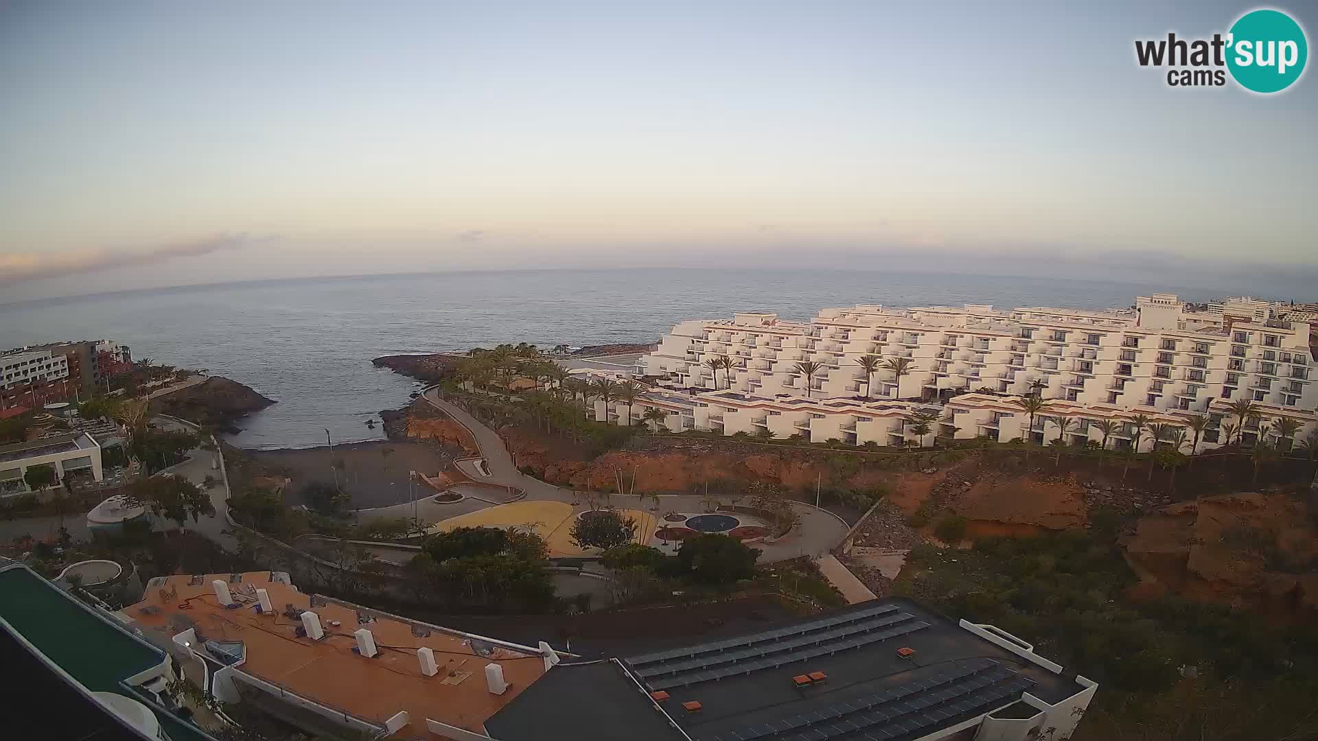 Live webcam Playa de Las Galgas – Playa Paraiso – La Gomera island – Adeje – Tenerife