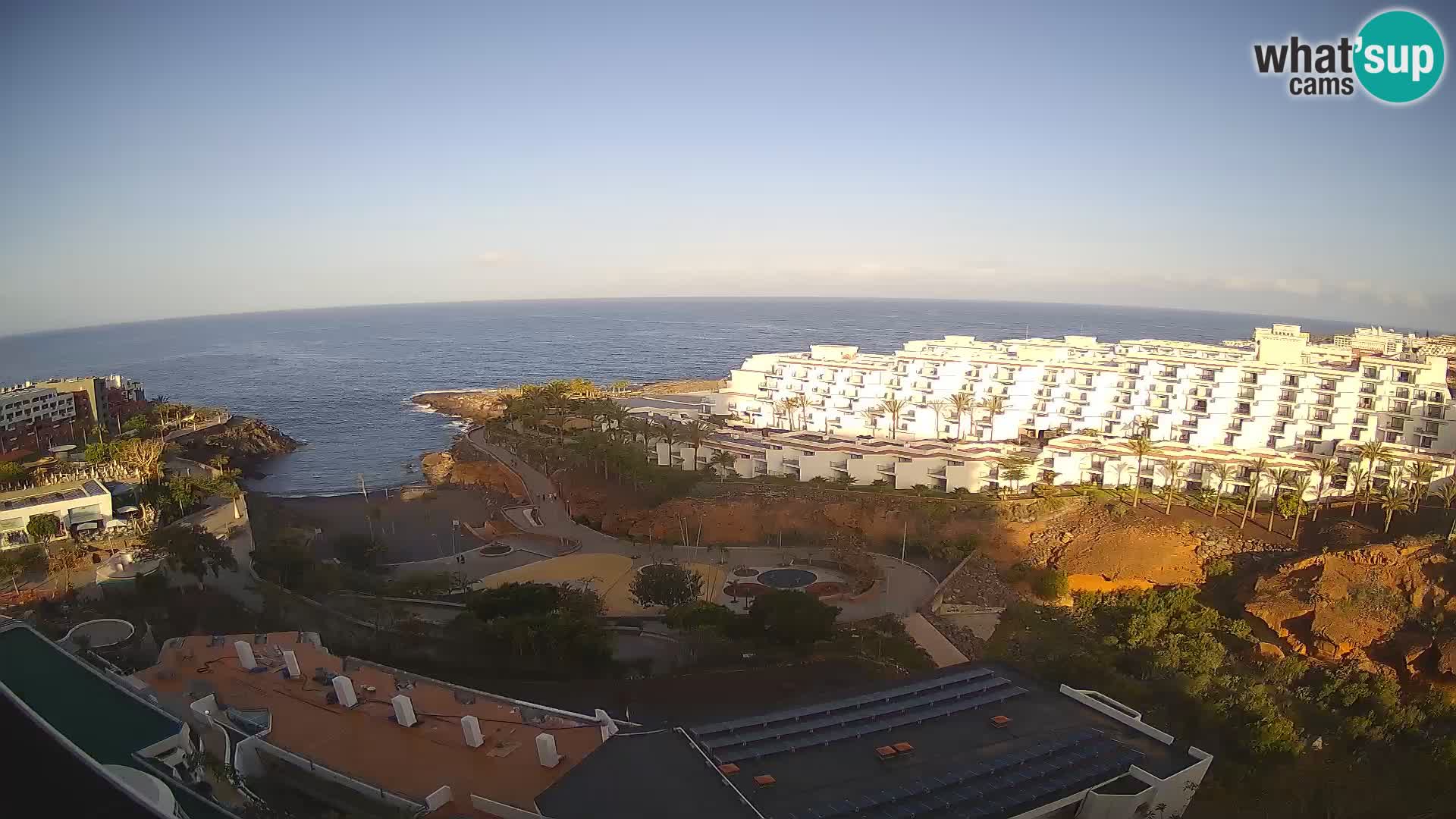 Live webcam Playa de Las Galgas – Playa Paraiso – La Gomera island – Adeje – Tenerife