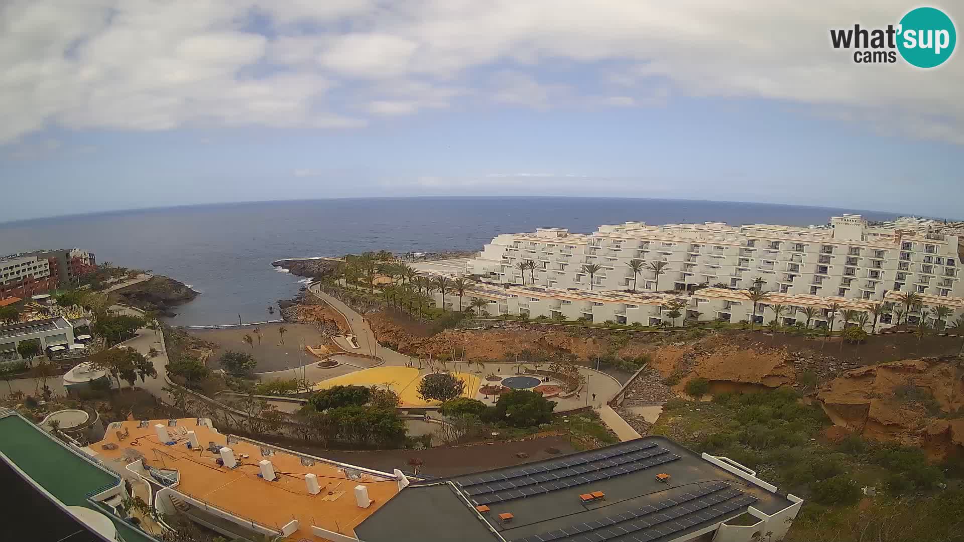 Web kamera uživo Playa de Las Galgas – Playa Paraiso – otok La Gomera – Costa Adeje – Tenerife