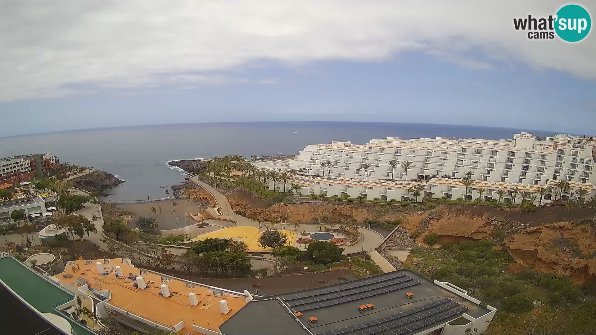 Spletna kamera v živo Las Galgas plaža – Playa Paraiso – otok La Gomera – Costa Adeje – Tenerife