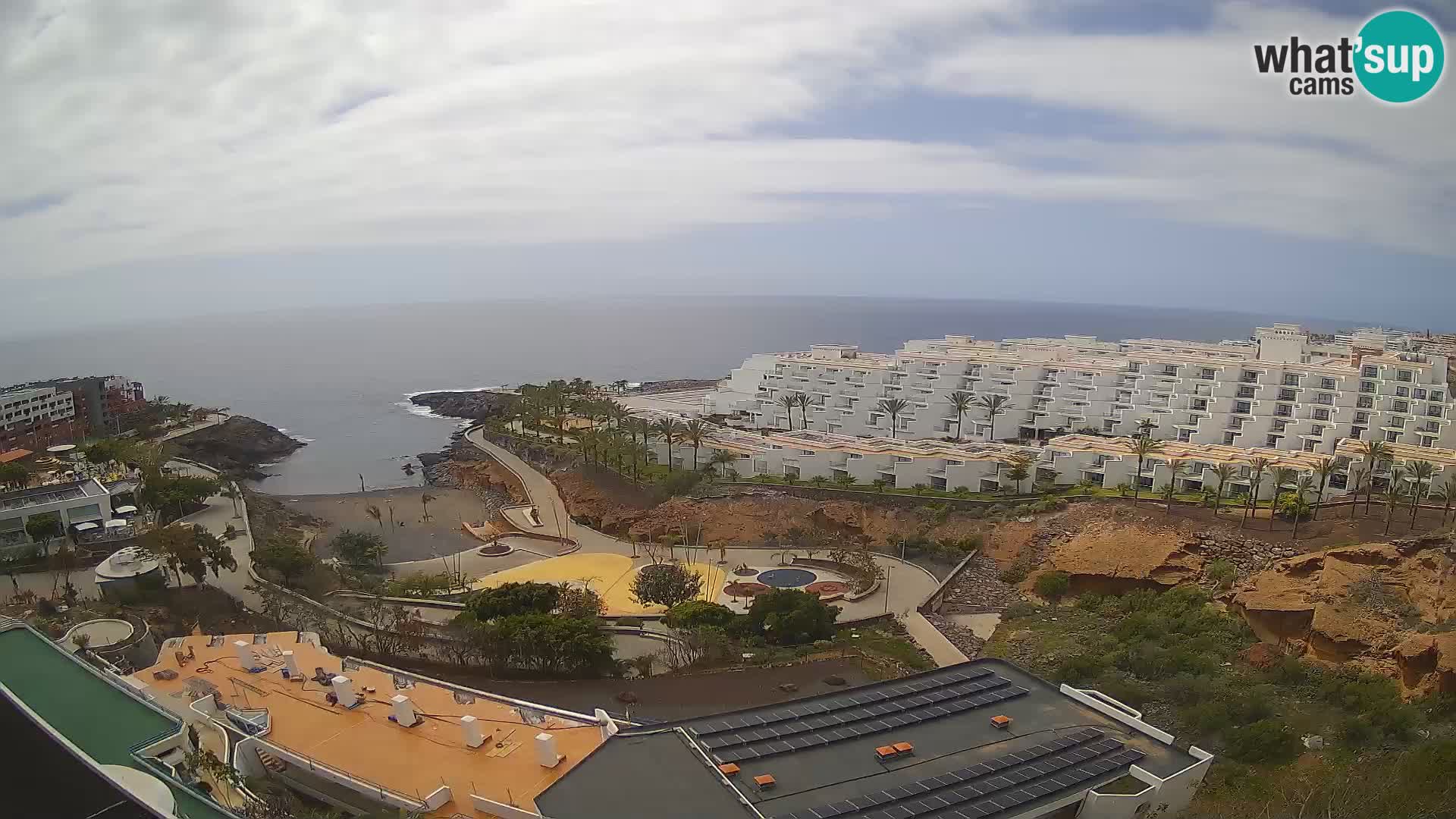 Spletna kamera v živo Las Galgas plaža – Playa Paraiso – otok La Gomera – Costa Adeje – Tenerife