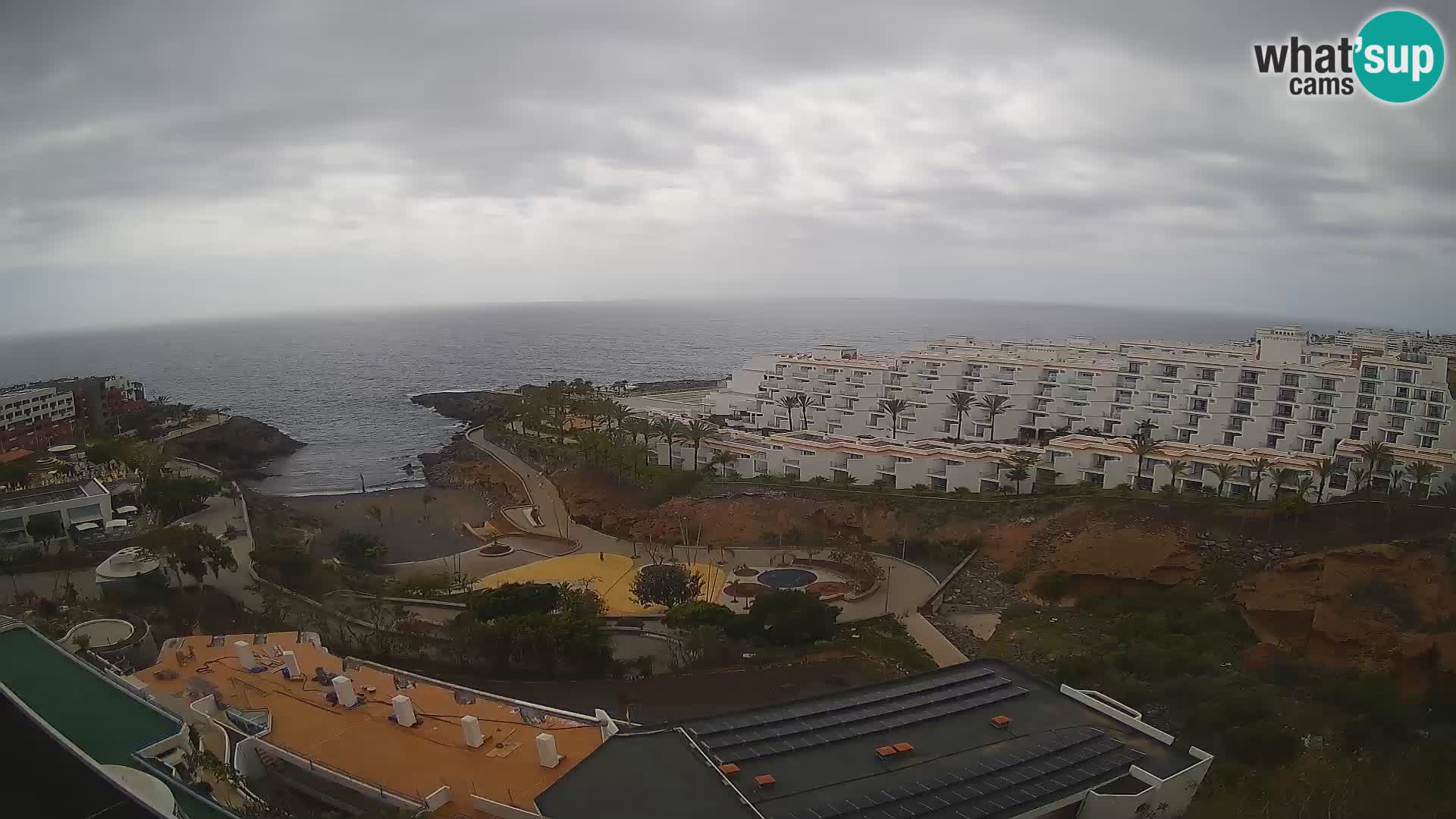 Live webcam Playa de Las Galgas – Playa Paraiso – La Gomera island – Adeje – Tenerife