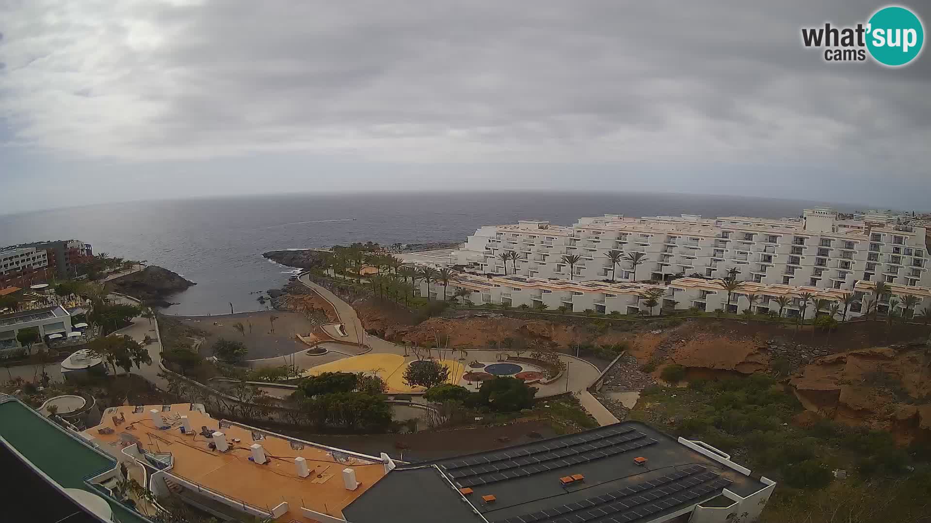Live webcam Playa de Las Galgas – Playa Paraiso – La Gomera island – Adeje – Tenerife