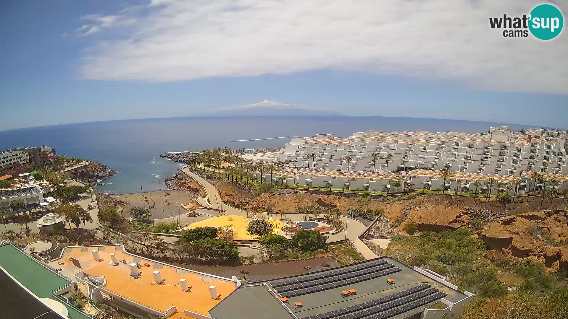 Live-Webcam Las Galgas Strand – Playa Paraiso – Insel La Gomera – Costa Adeje – Teneriffa
