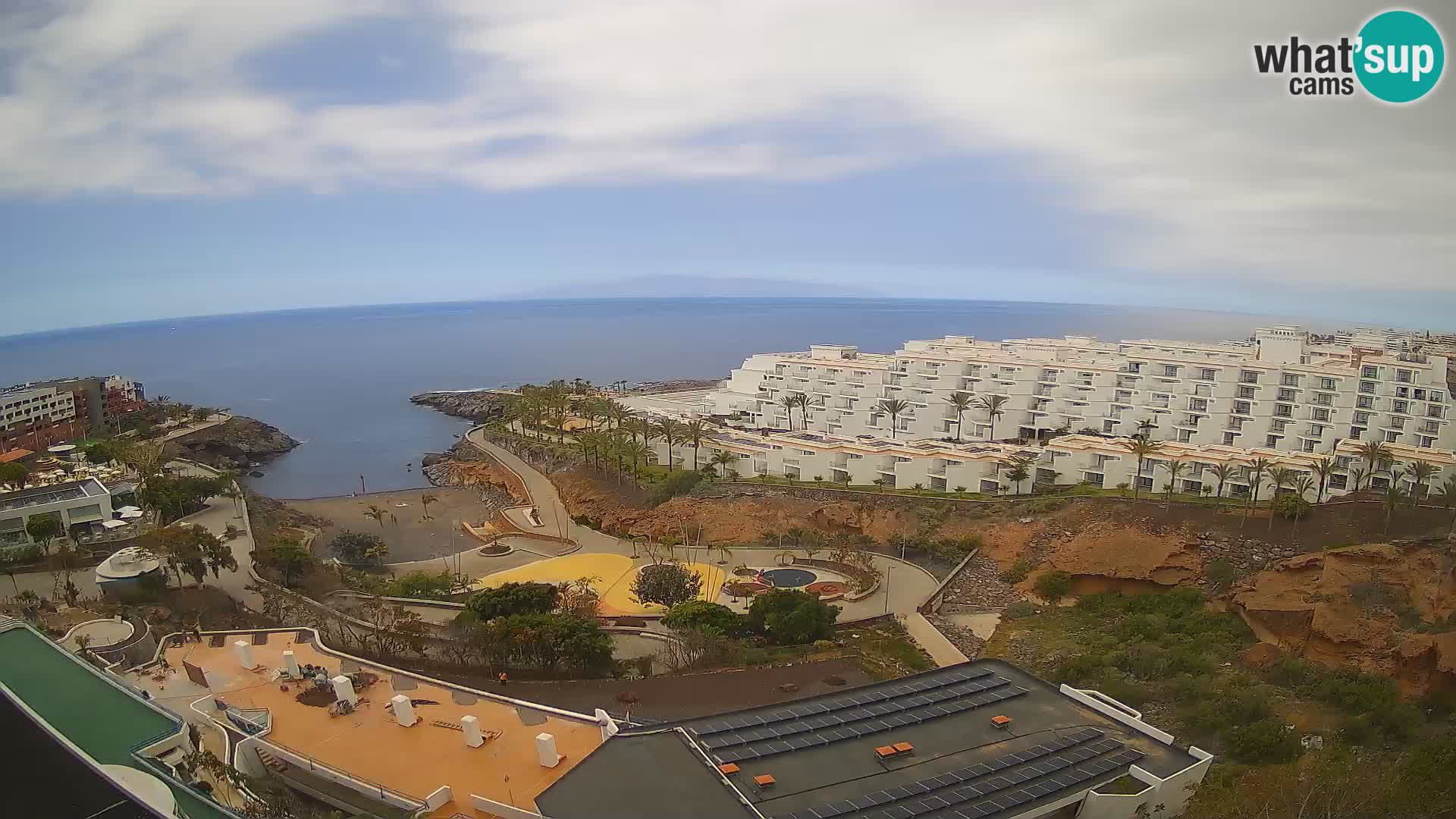 Web kamera uživo Playa de Las Galgas – Playa Paraiso – otok La Gomera – Costa Adeje – Tenerife