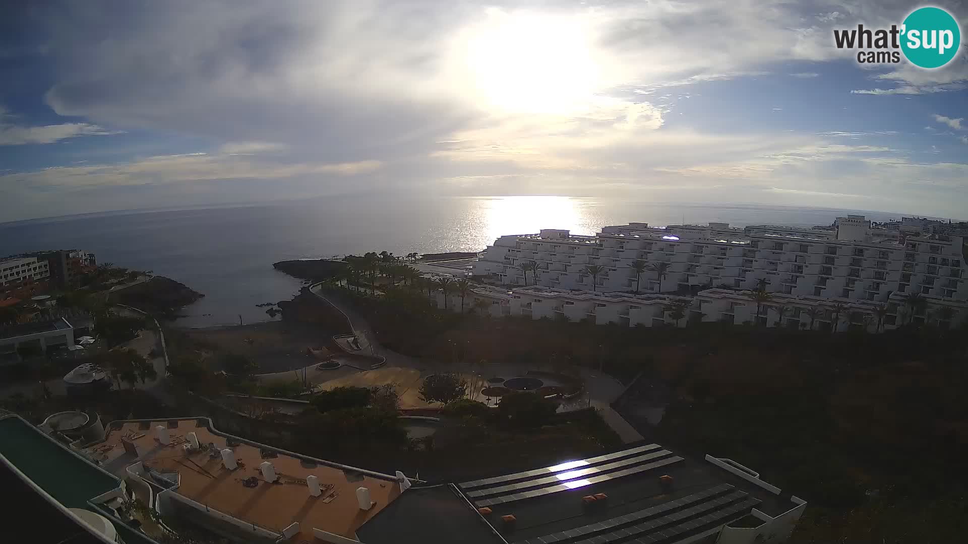 Live webcam Playa de Las Galgas – Playa Paraiso – La Gomera island – Adeje – Tenerife