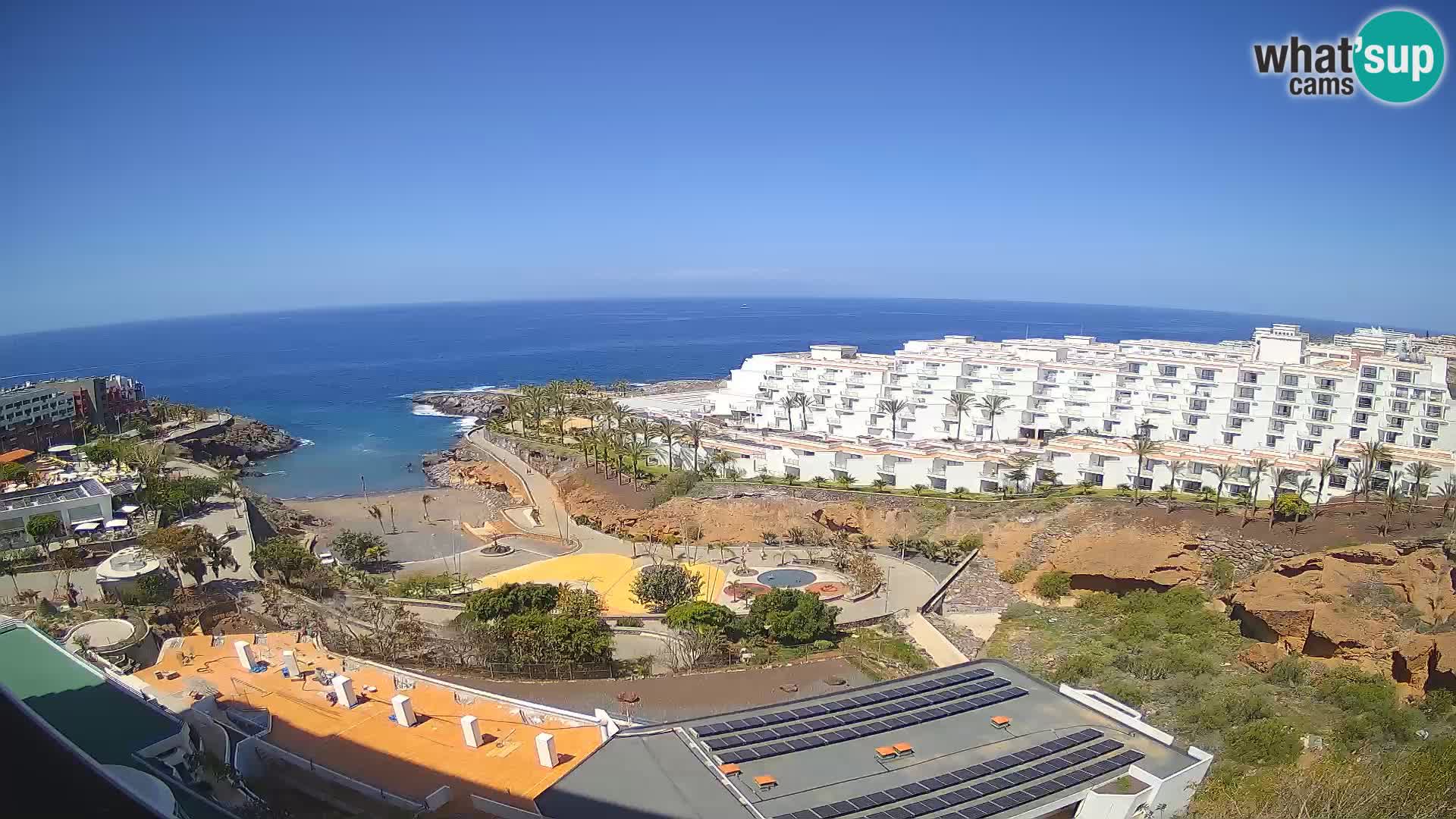 Webcam en vivo Playa de Las Galgas – Playa Paraíso – Isla de La Gomera – Costa Adeje – Tenerife
