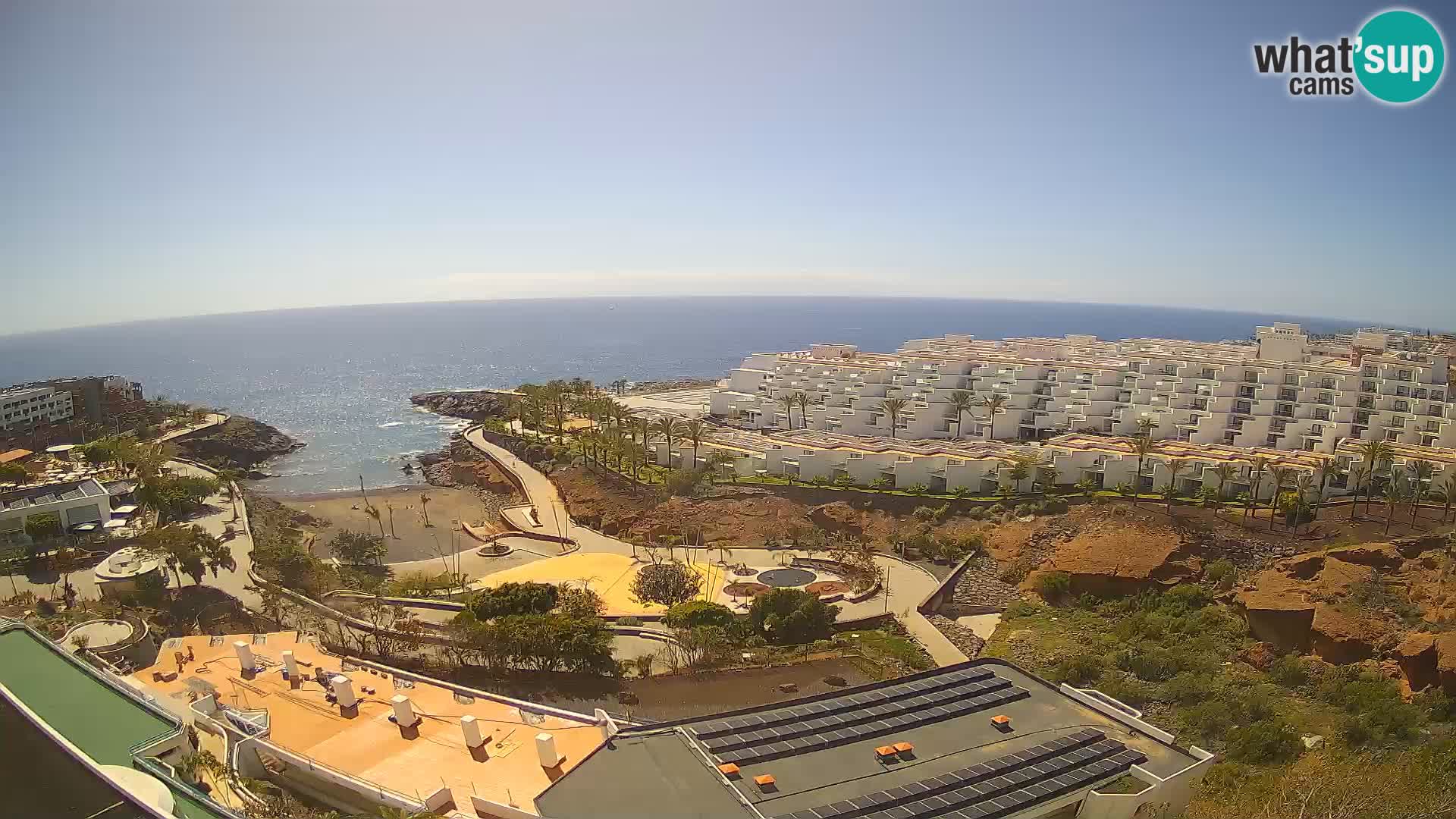 Web kamera uživo Playa de Las Galgas – Playa Paraiso – otok La Gomera – Costa Adeje – Tenerife