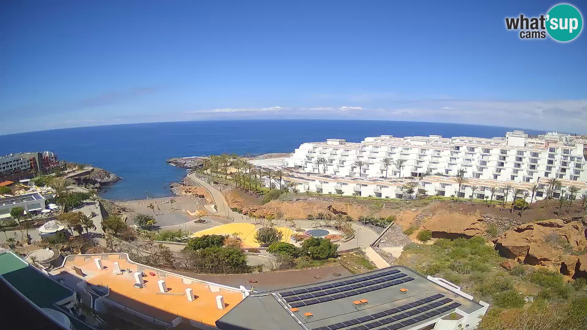Webcam live spiaggia Las Galgas – Playa Paraiso – Isola La Gomera – Costa Adeje – Tenerife