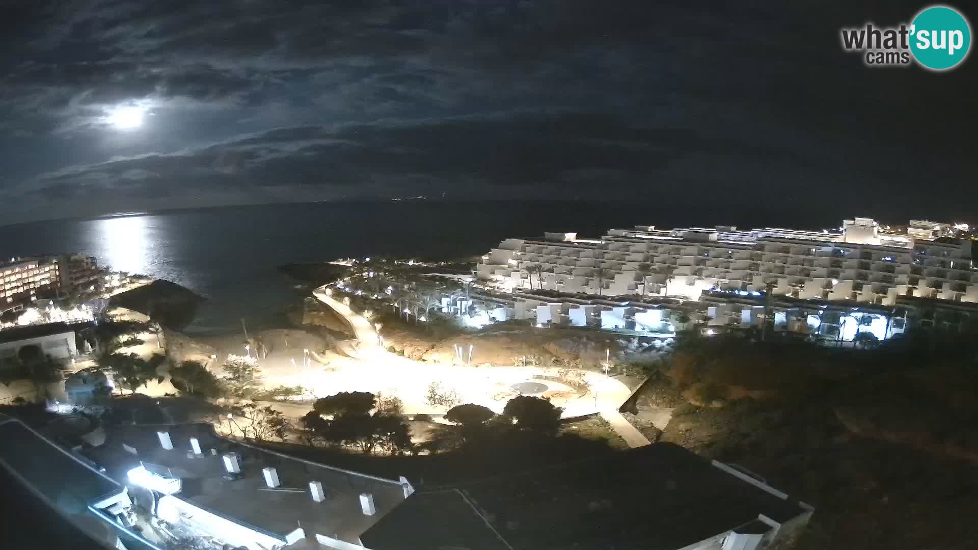 Live webcam Playa de Las Galgas – Playa Paraiso – La Gomera island – Adeje – Tenerife