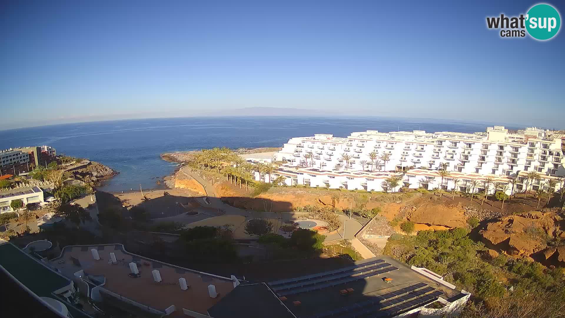 Web kamera uživo Playa de Las Galgas – Playa Paraiso – otok La Gomera – Costa Adeje – Tenerife
