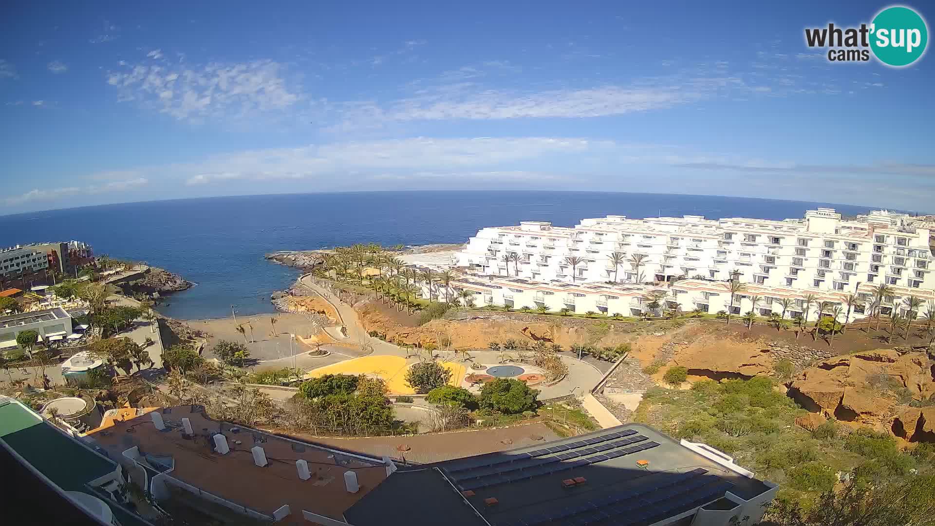 Webcam live spiaggia Las Galgas – Playa Paraiso – Isola La Gomera – Costa Adeje – Tenerife
