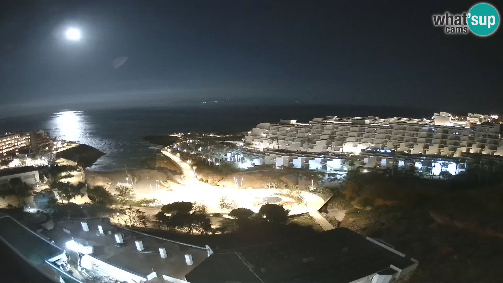 Spletna kamera v živo Las Galgas plaža – Playa Paraiso – otok La Gomera – Costa Adeje – Tenerife