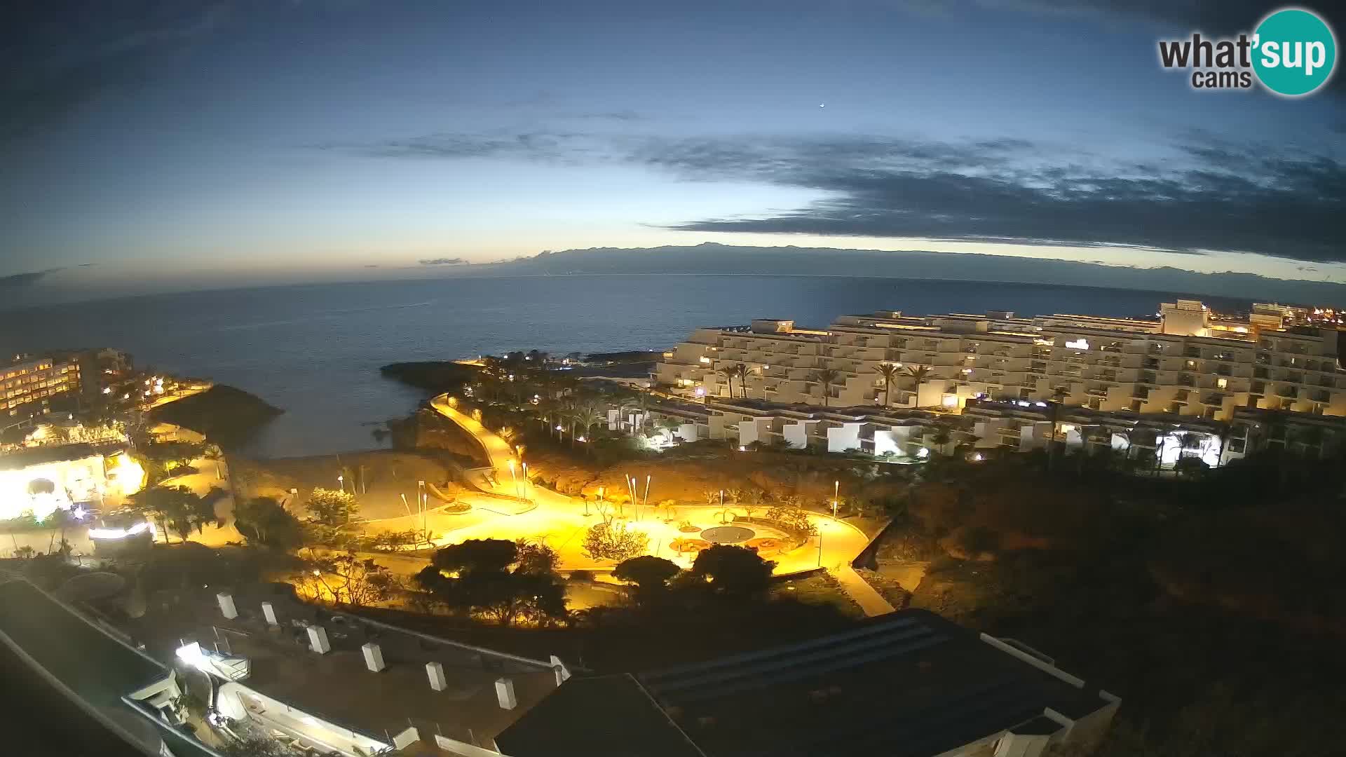 Webcam live spiaggia Las Galgas – Playa Paraiso – Isola La Gomera – Costa Adeje – Tenerife