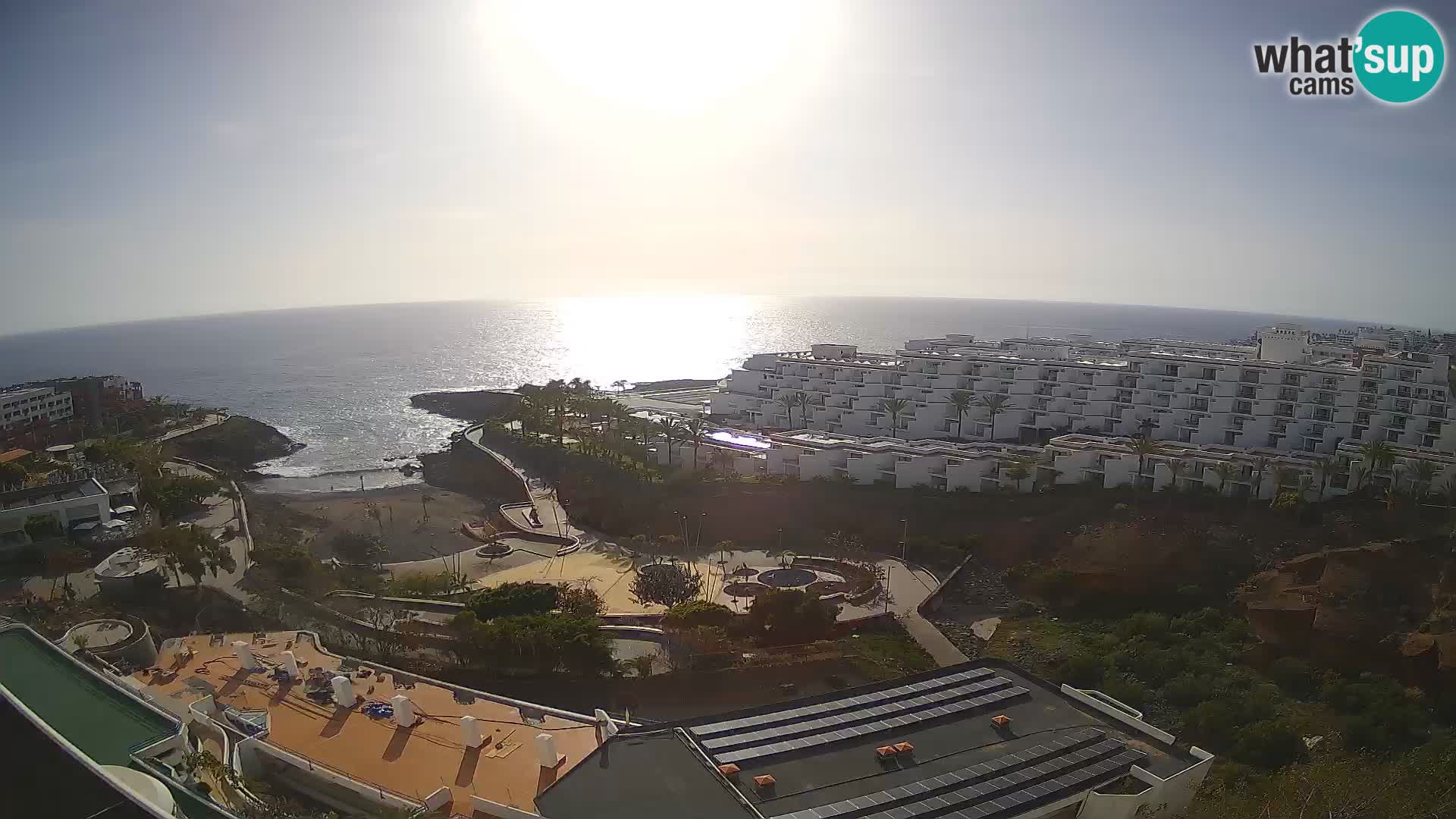 Spletna kamera v živo Las Galgas plaža – Playa Paraiso – otok La Gomera – Costa Adeje – Tenerife