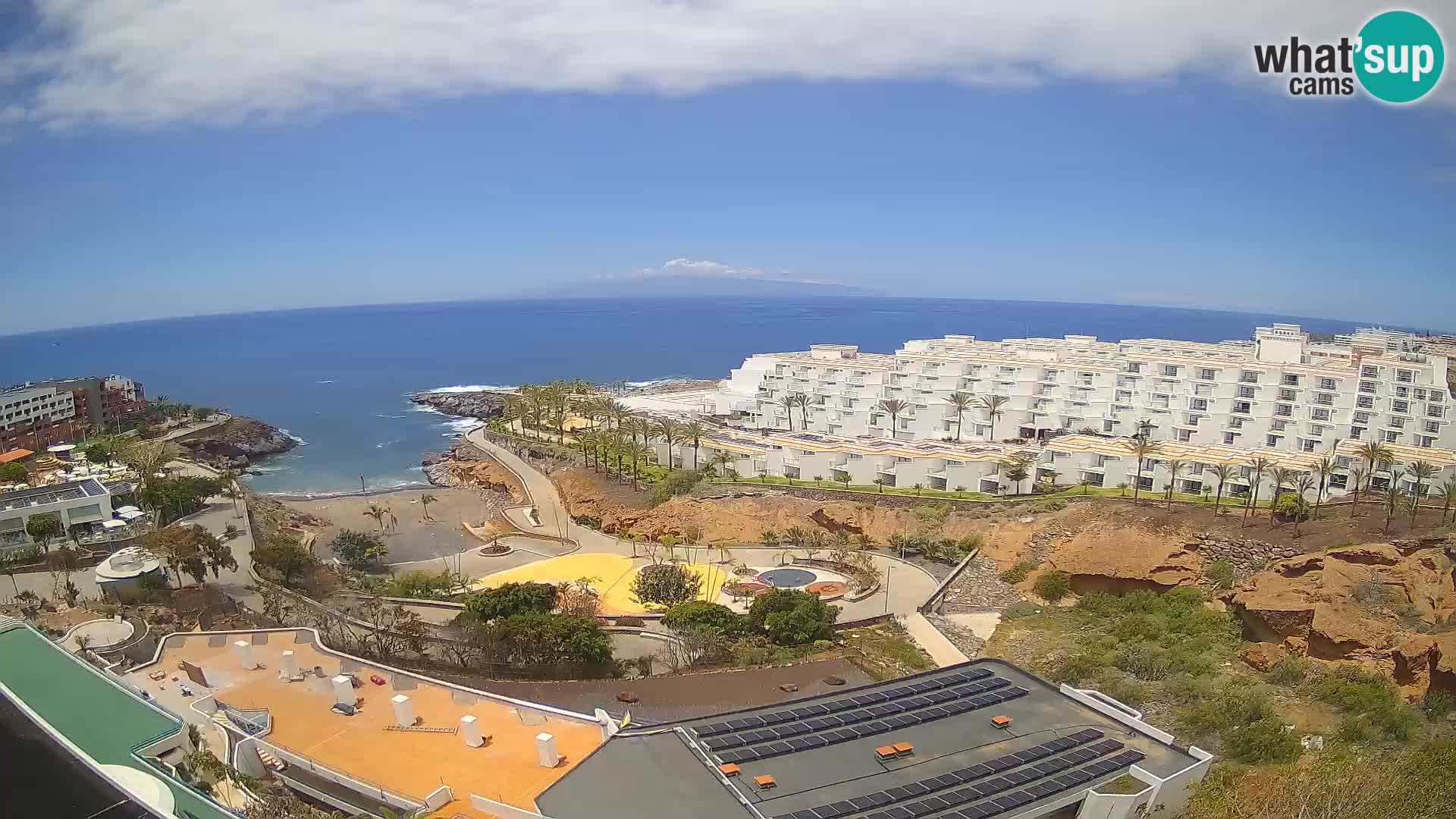 Web kamera uživo Playa de Las Galgas – Playa Paraiso – otok La Gomera – Costa Adeje – Tenerife