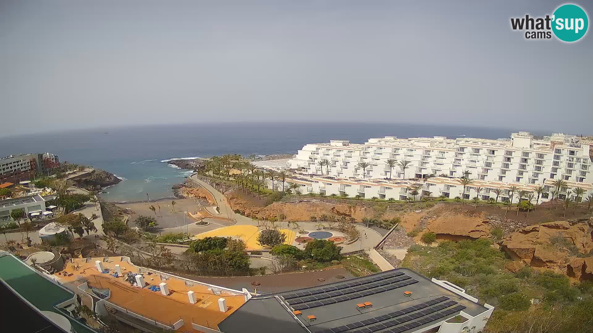 Live webcam Playa de Las Galgas – Playa Paraiso – La Gomera island – Adeje – Tenerife