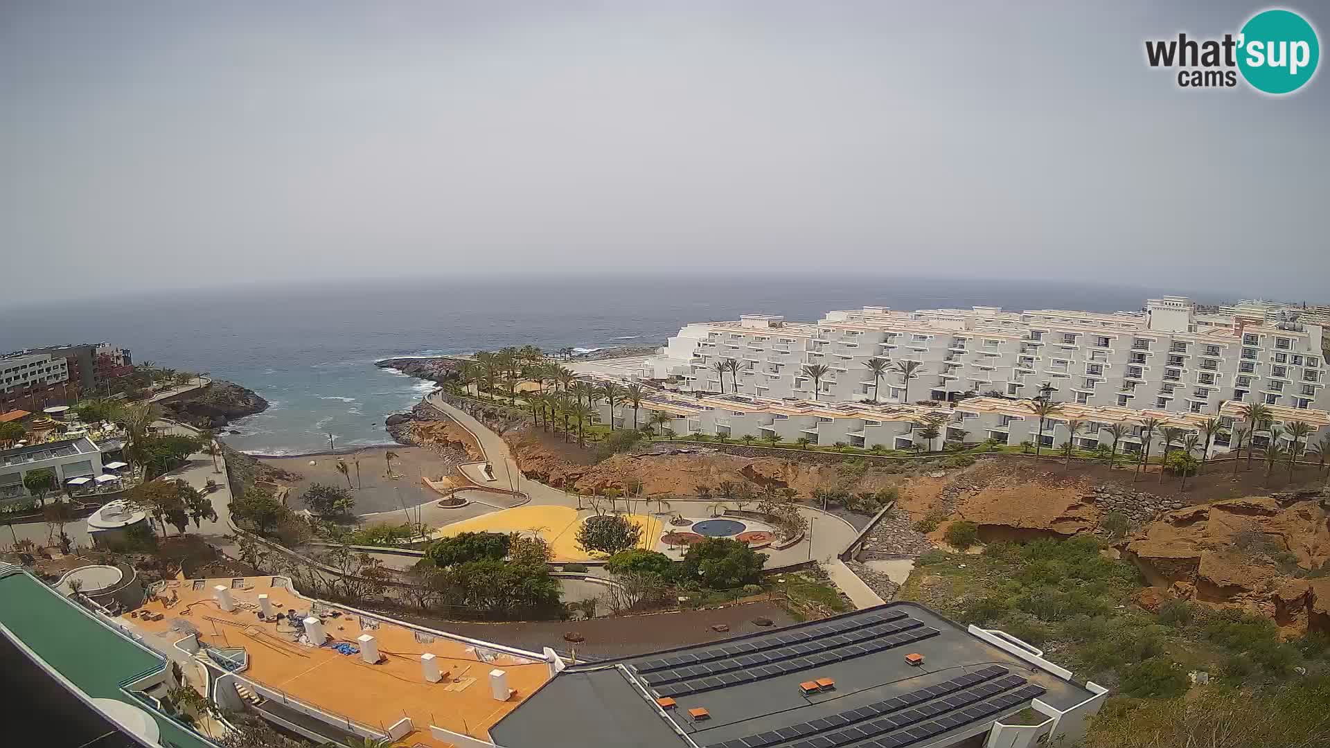 Live webcam Playa de Las Galgas – Playa Paraiso – La Gomera island – Adeje – Tenerife