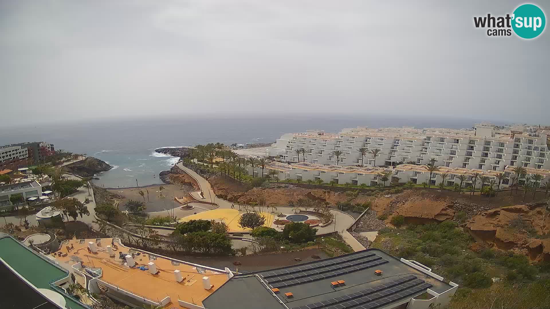 Spletna kamera v živo Las Galgas plaža – Playa Paraiso – otok La Gomera – Costa Adeje – Tenerife