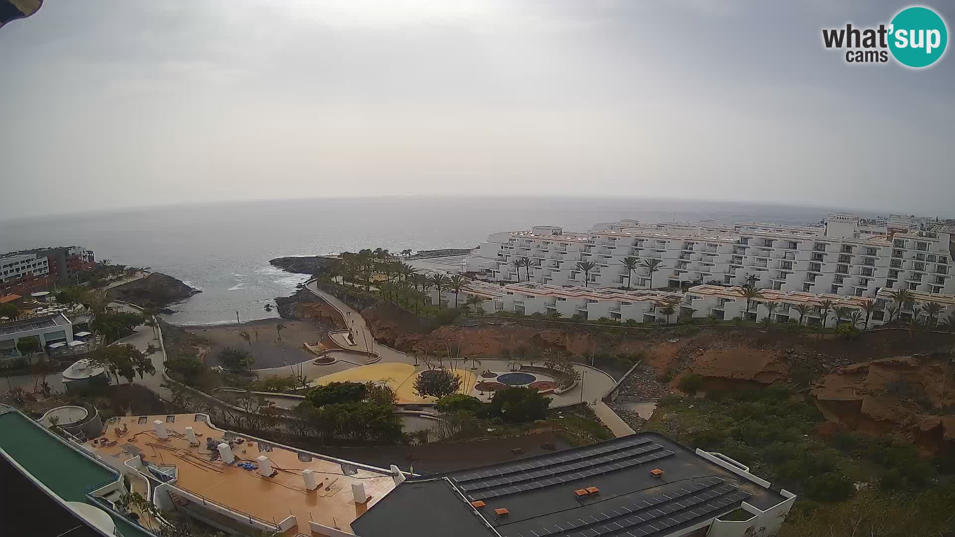 Live webcam Playa de Las Galgas – Playa Paraiso – La Gomera island – Adeje – Tenerife
