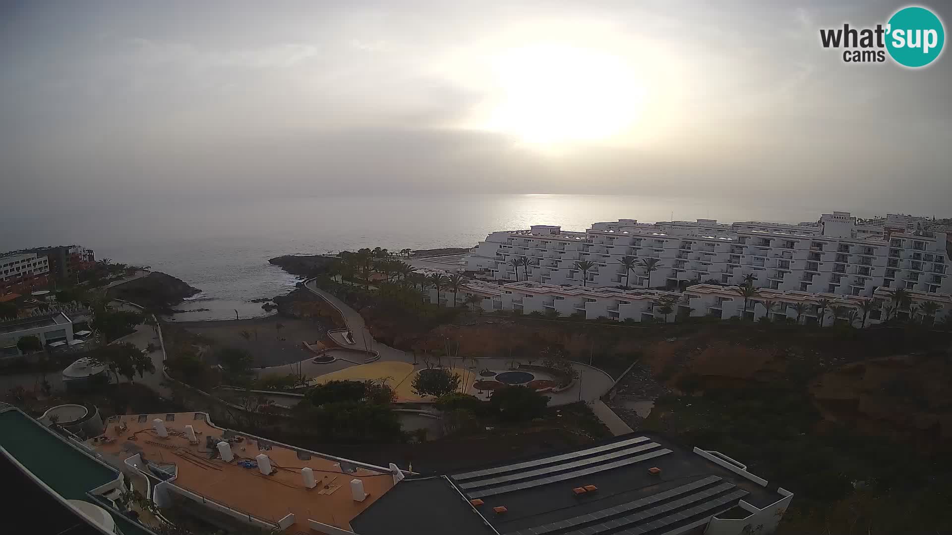 Live webcam Playa de Las Galgas – Playa Paraiso – La Gomera island – Adeje – Tenerife