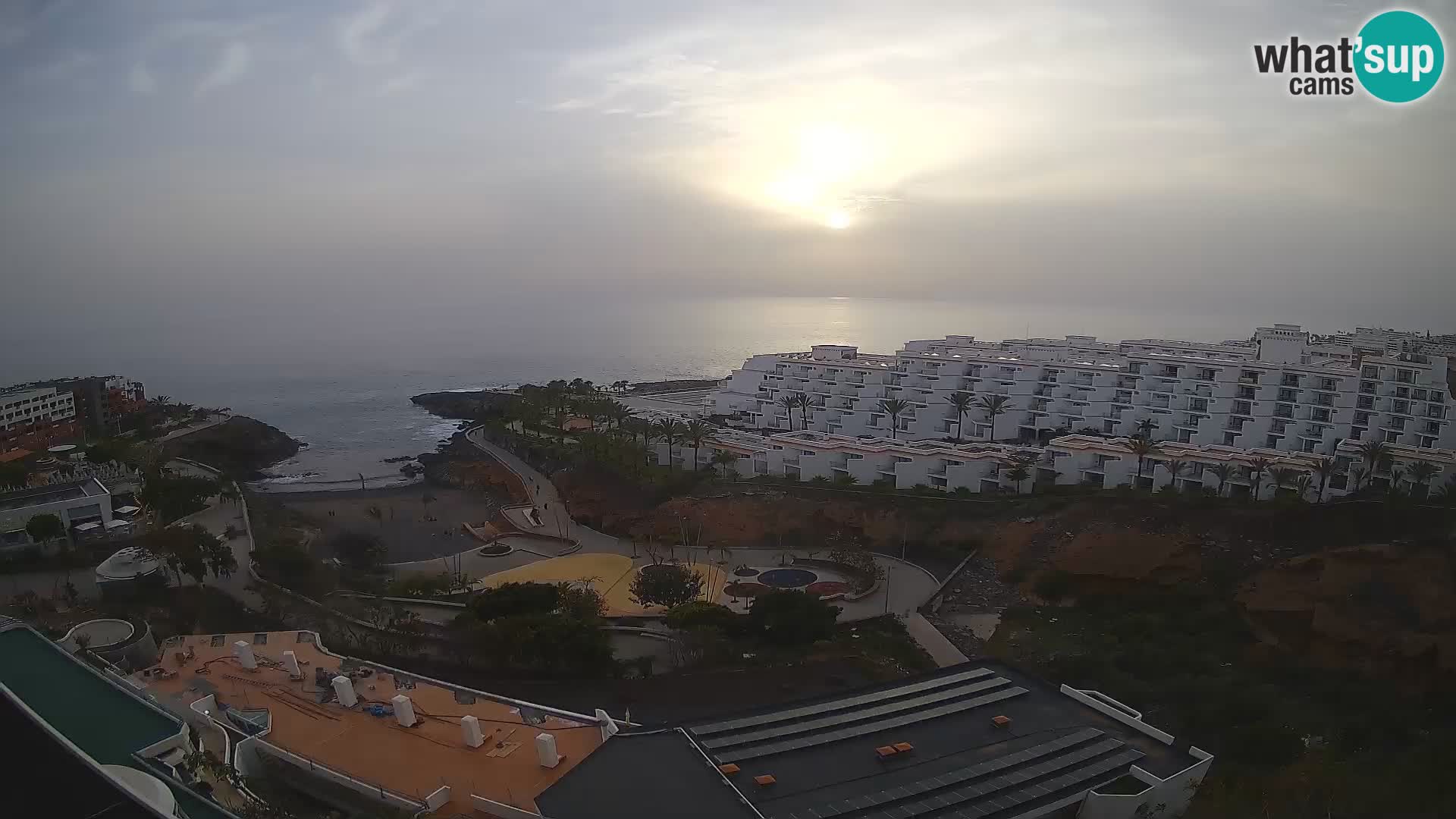 Spletna kamera v živo Las Galgas plaža – Playa Paraiso – otok La Gomera – Costa Adeje – Tenerife