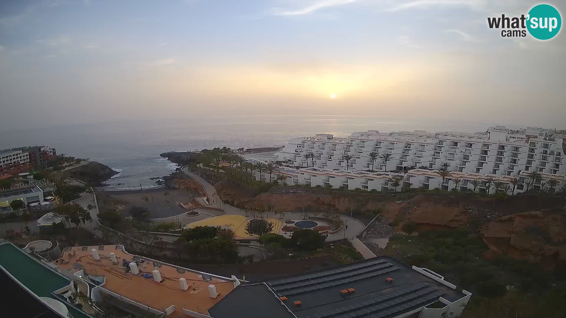 Live webcam Playa de Las Galgas – Playa Paraiso – La Gomera island – Adeje – Tenerife