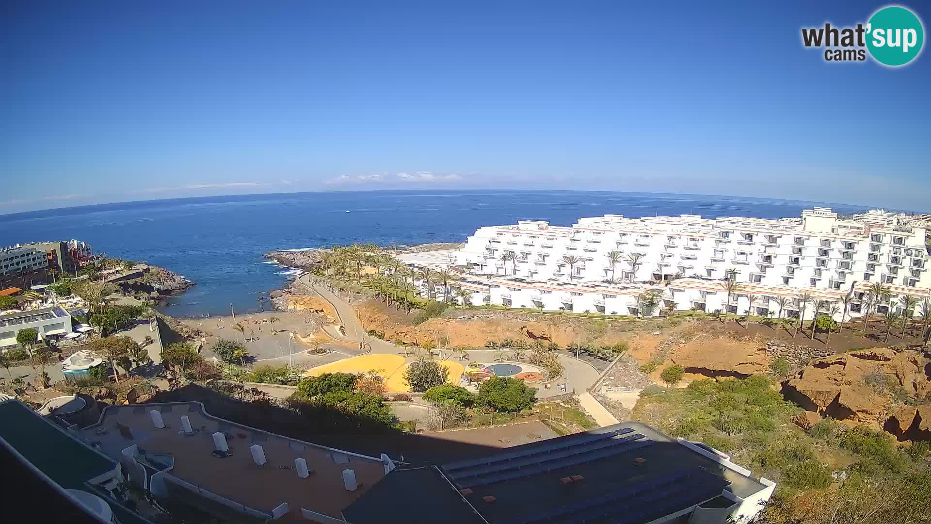 Webcam en direct Playa de Las Galgas – Playa Paraiso – île de La Gomera – Costa Adeje – Tenerife