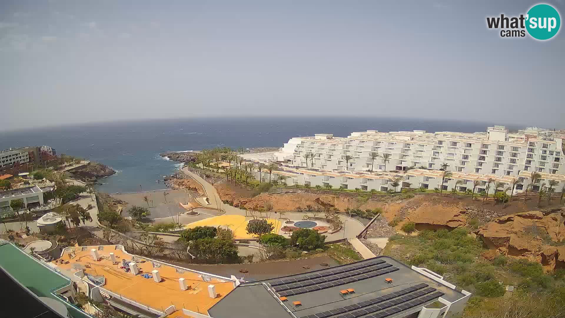 Live webcam Playa de Las Galgas – Playa Paraiso – La Gomera island – Adeje – Tenerife