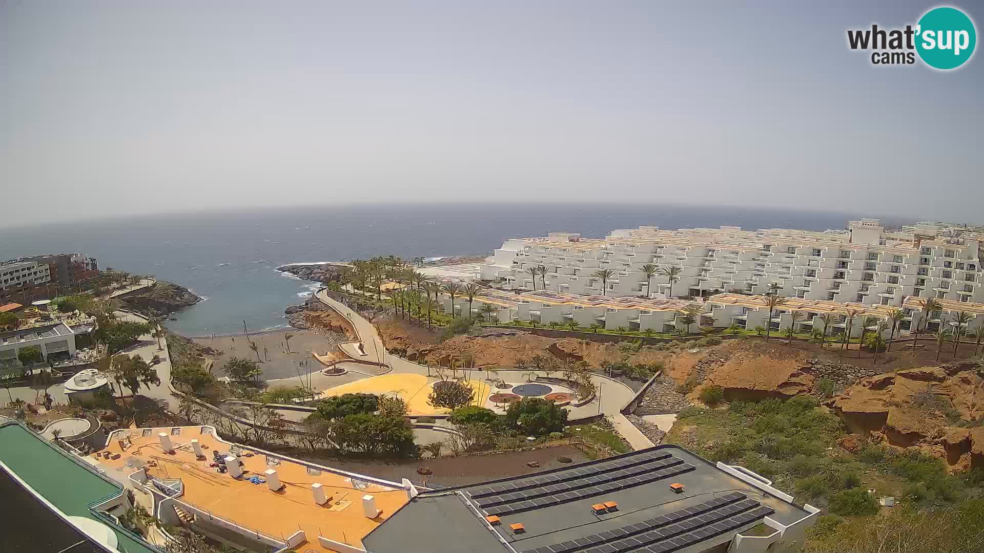 Live webcam Playa de Las Galgas – Playa Paraiso – La Gomera island – Adeje – Tenerife