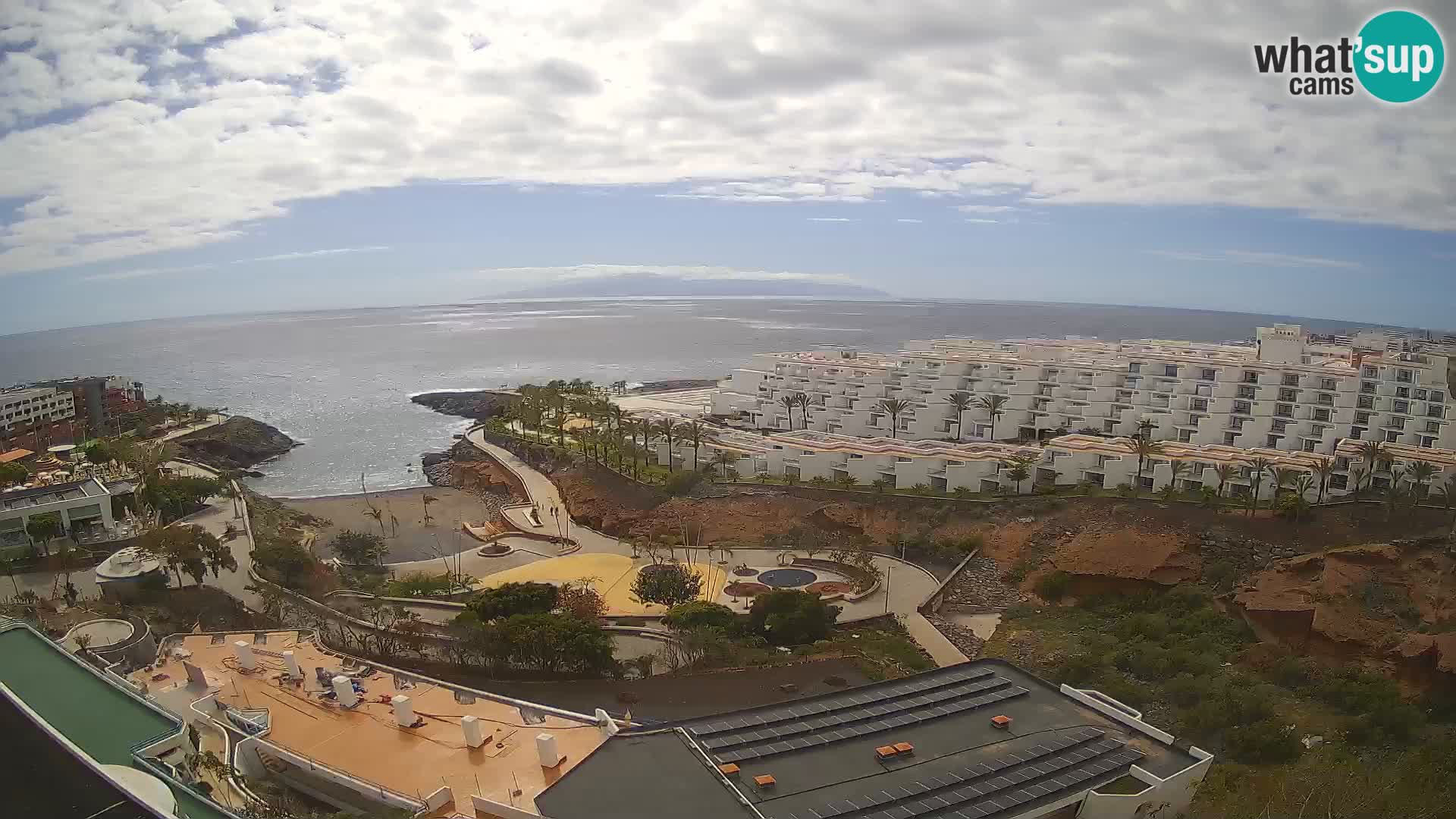 Webcam en vivo Playa de Las Galgas – Playa Paraíso – Isla de La Gomera – Costa Adeje – Tenerife