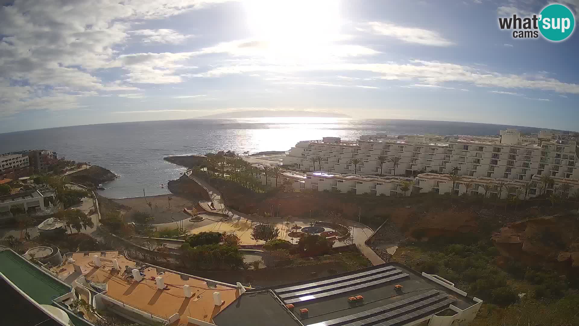 Webcam en vivo Playa de Las Galgas – Playa Paraíso – Isla de La Gomera – Costa Adeje – Tenerife