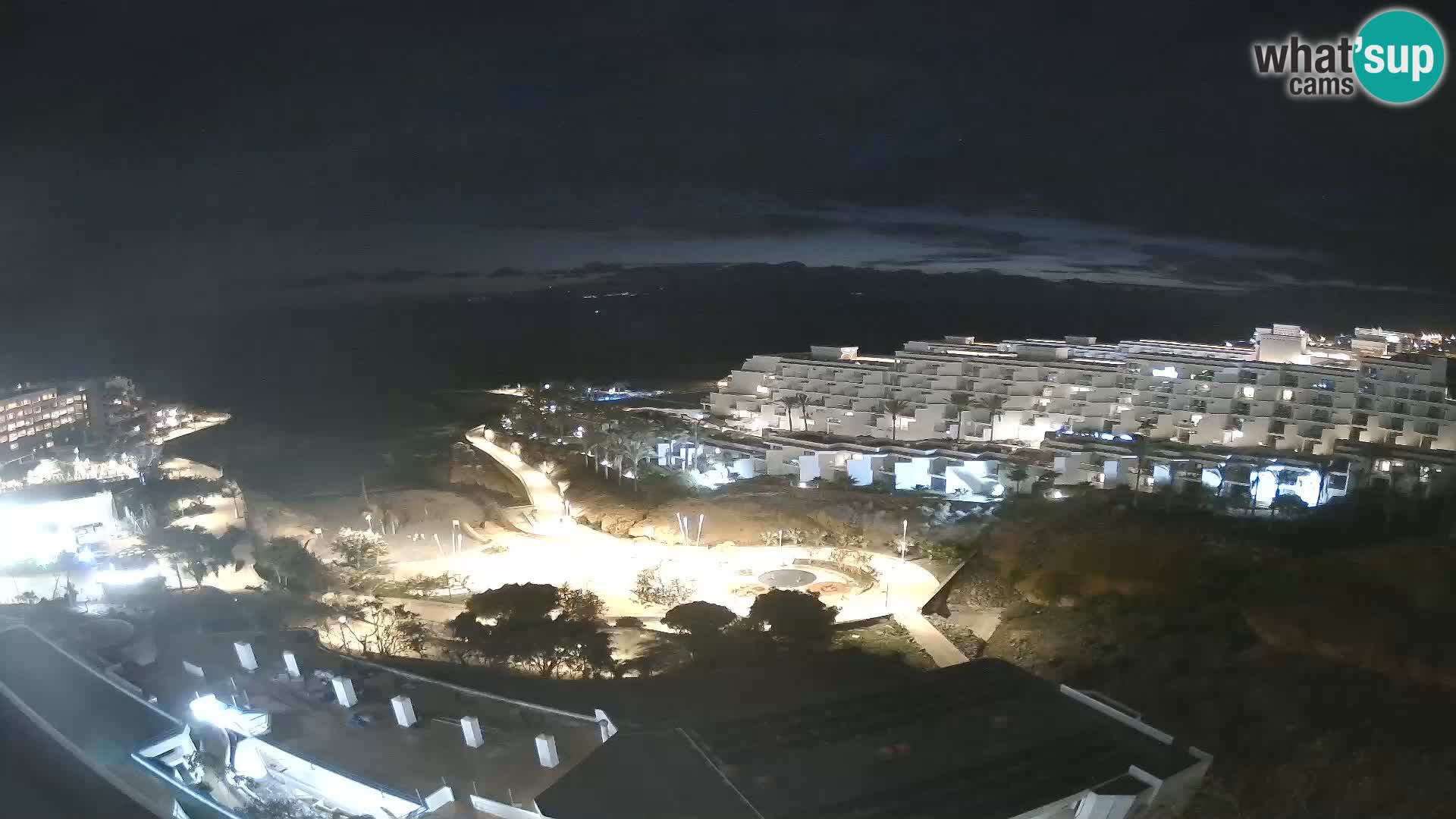 Live webcam Playa de Las Galgas – Playa Paraiso – La Gomera island – Adeje – Tenerife