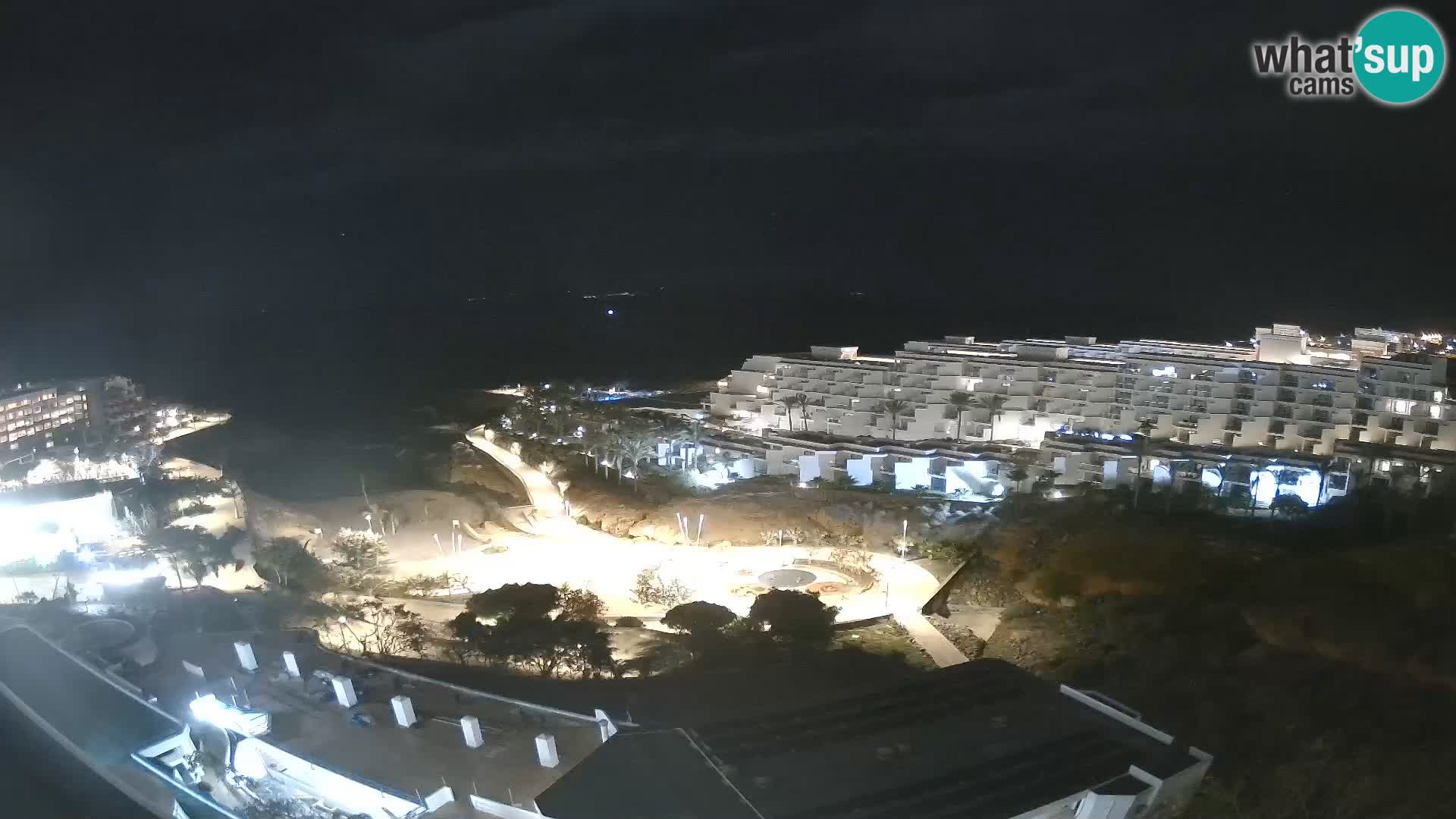 Live webcam Playa de Las Galgas – Playa Paraiso – La Gomera island – Adeje – Tenerife