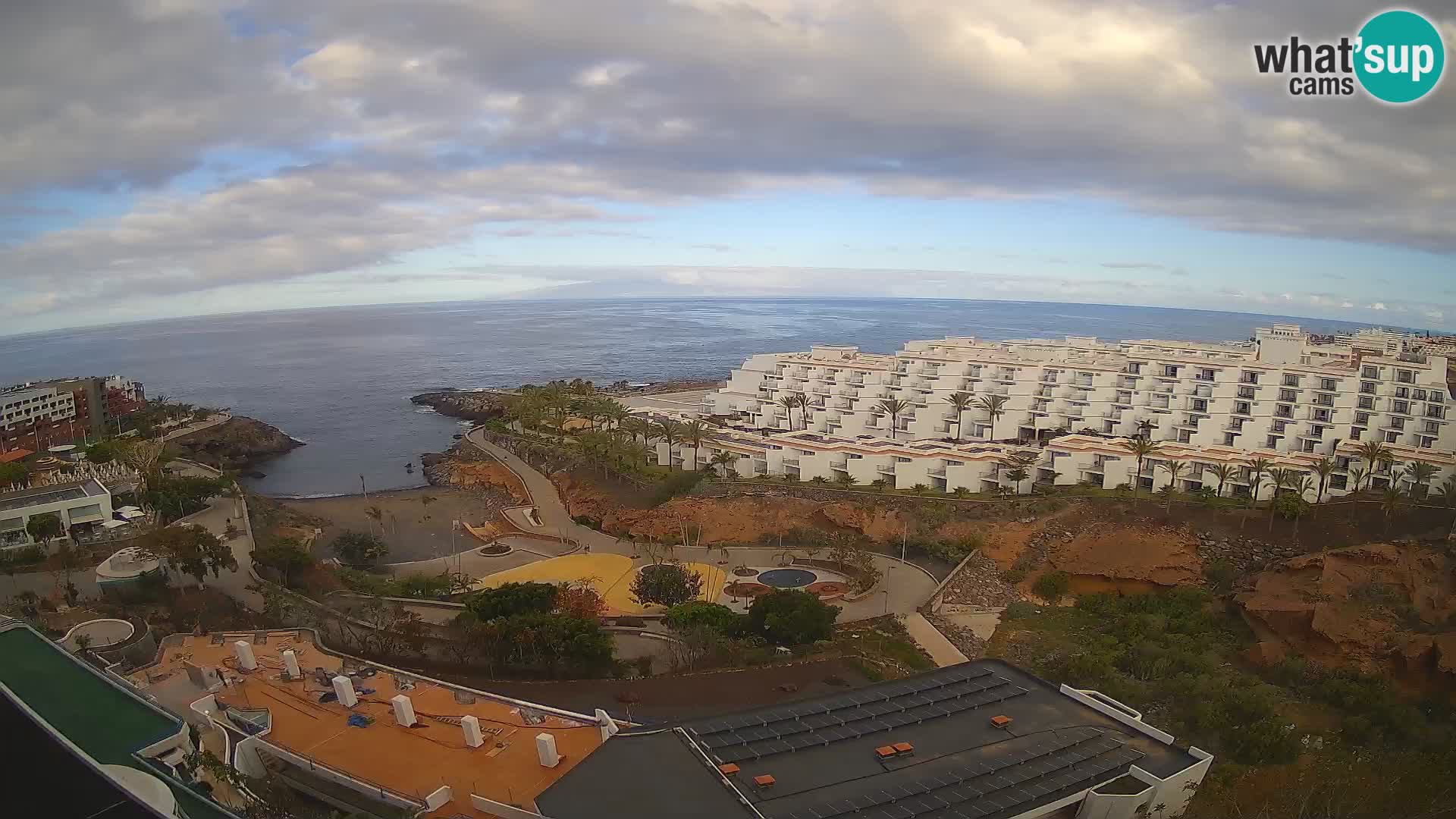 Webcam en vivo Playa de Las Galgas – Playa Paraíso – Isla de La Gomera – Costa Adeje – Tenerife
