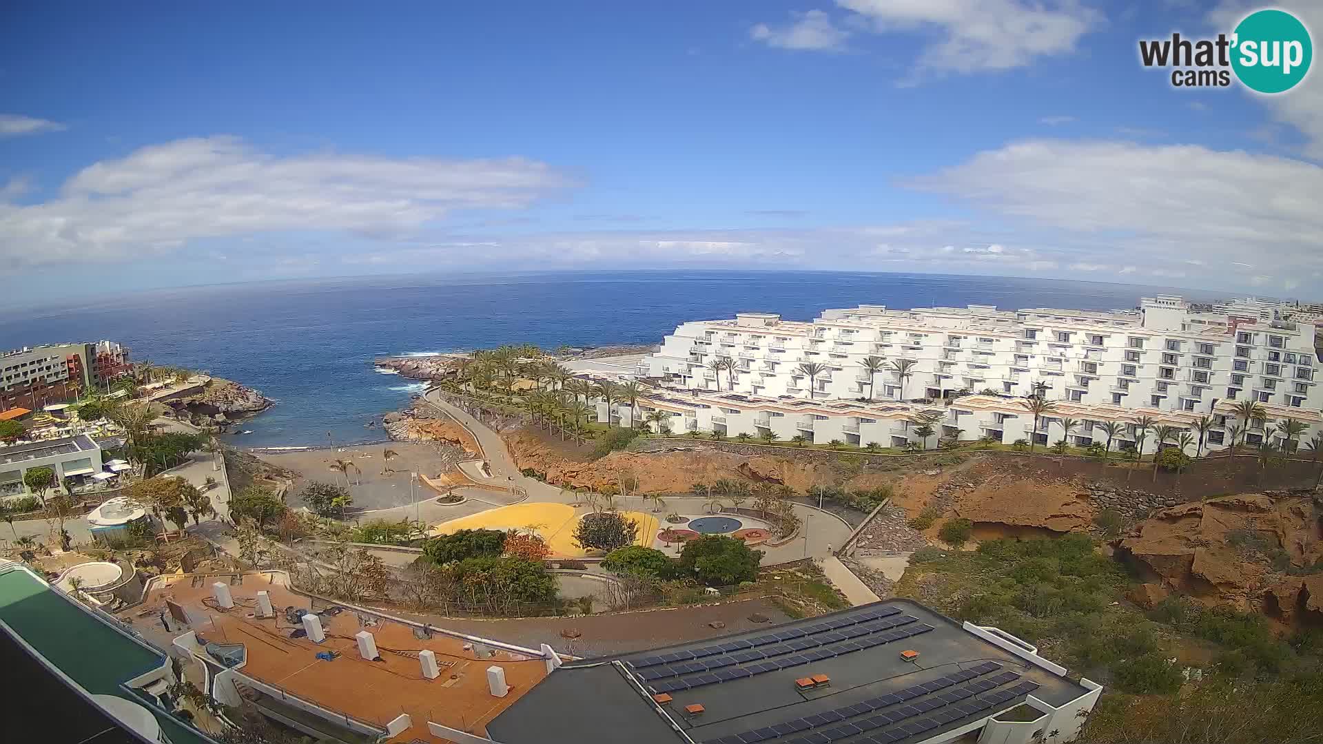 Webcam en vivo Playa de Las Galgas – Playa Paraíso – Isla de La Gomera – Costa Adeje – Tenerife