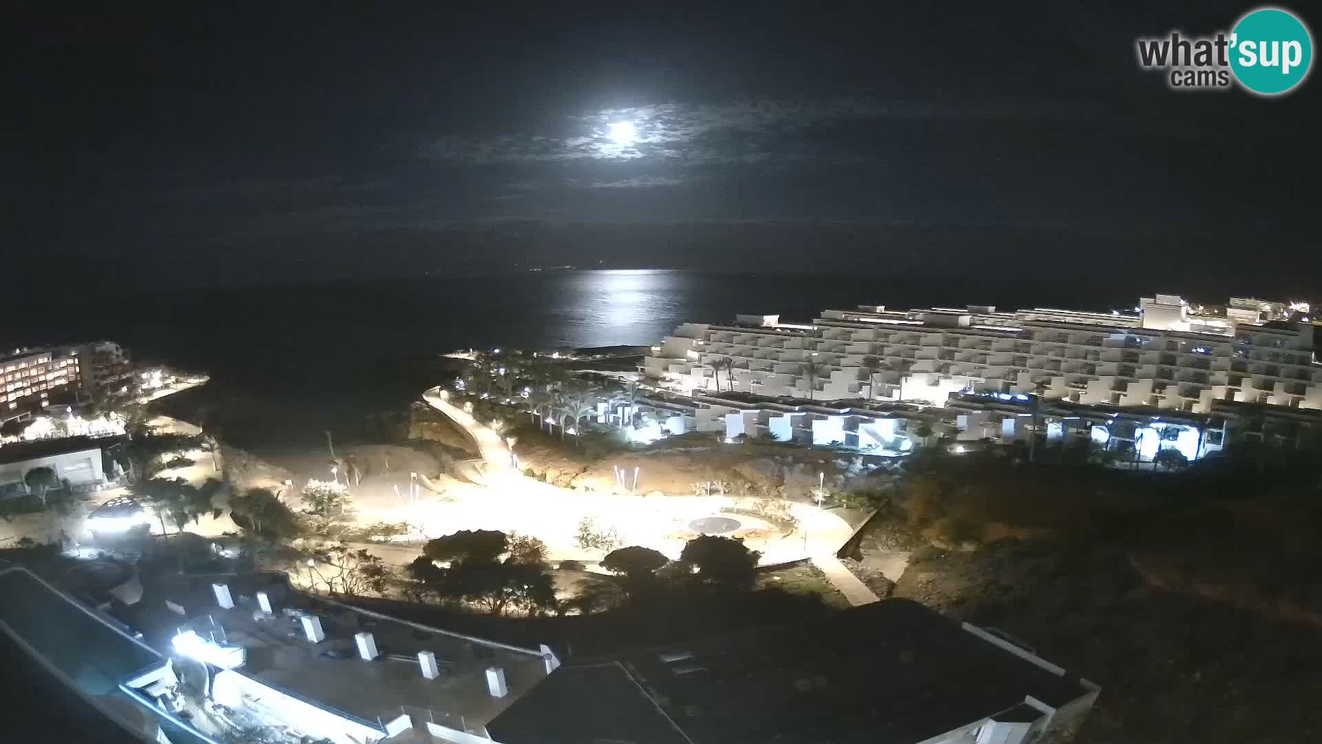 Live webcam Playa de Las Galgas – Playa Paraiso – La Gomera island – Adeje – Tenerife