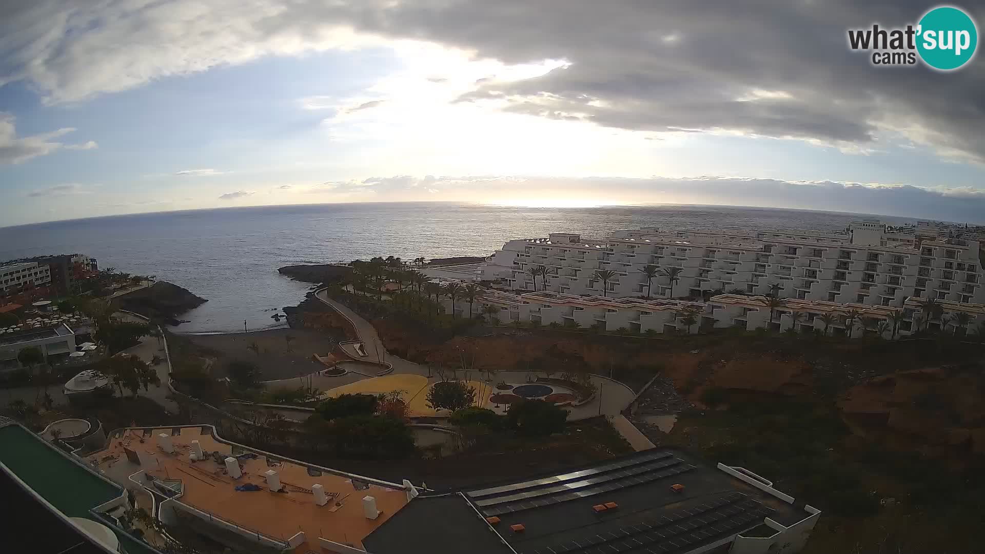 Live webcam Playa de Las Galgas – Playa Paraiso – La Gomera island – Adeje – Tenerife