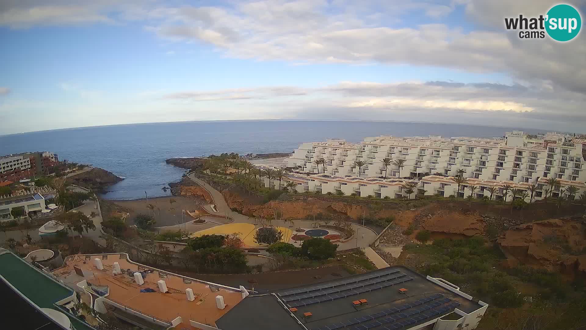 Live webcam Playa de Las Galgas – Playa Paraiso – La Gomera island – Adeje – Tenerife