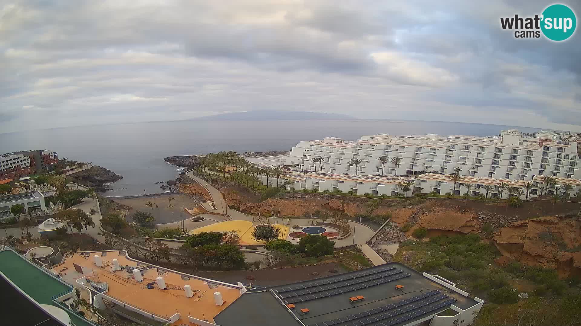 Webcam en vivo Playa de Las Galgas – Playa Paraíso – Isla de La Gomera – Costa Adeje – Tenerife