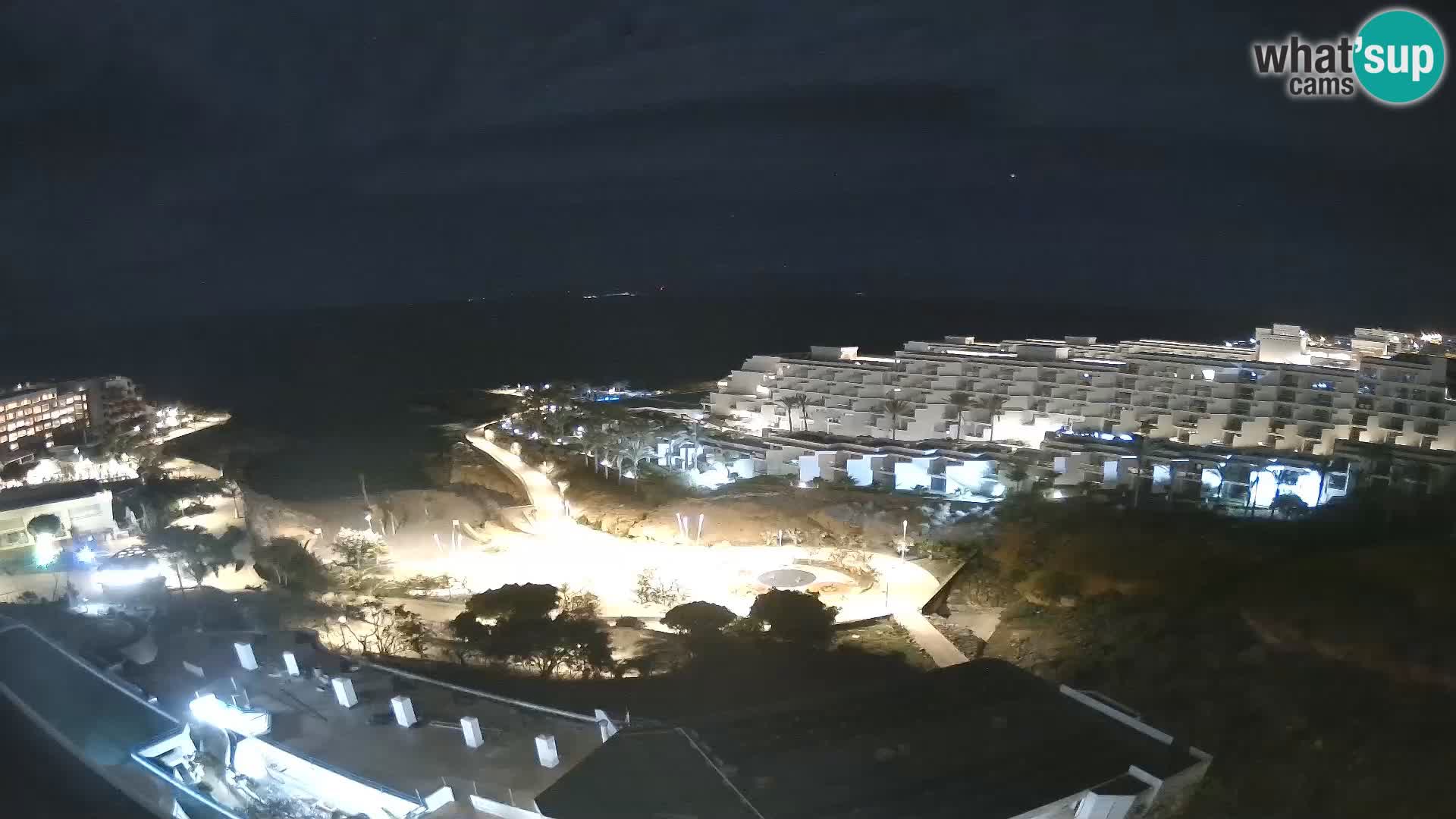 Spletna kamera v živo Las Galgas plaža – Playa Paraiso – otok La Gomera – Costa Adeje – Tenerife