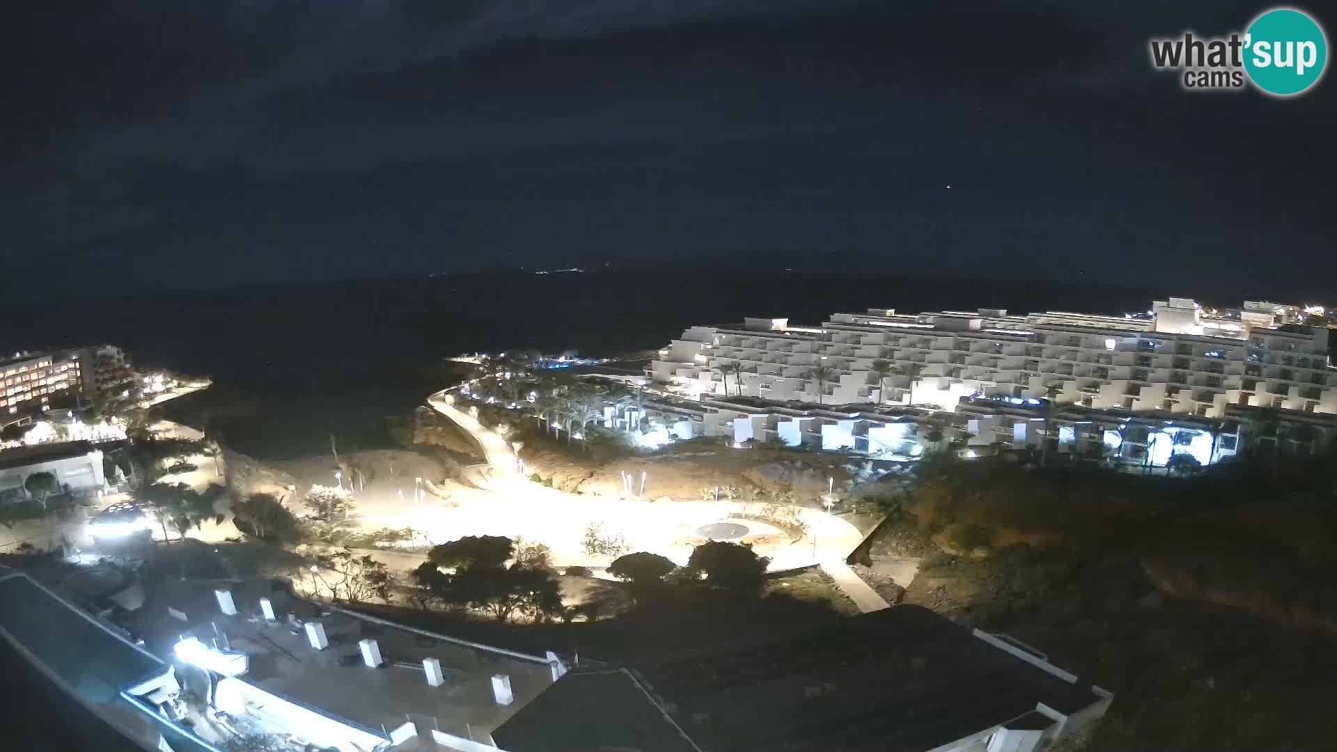 Spletna kamera v živo Las Galgas plaža – Playa Paraiso – otok La Gomera – Costa Adeje – Tenerife