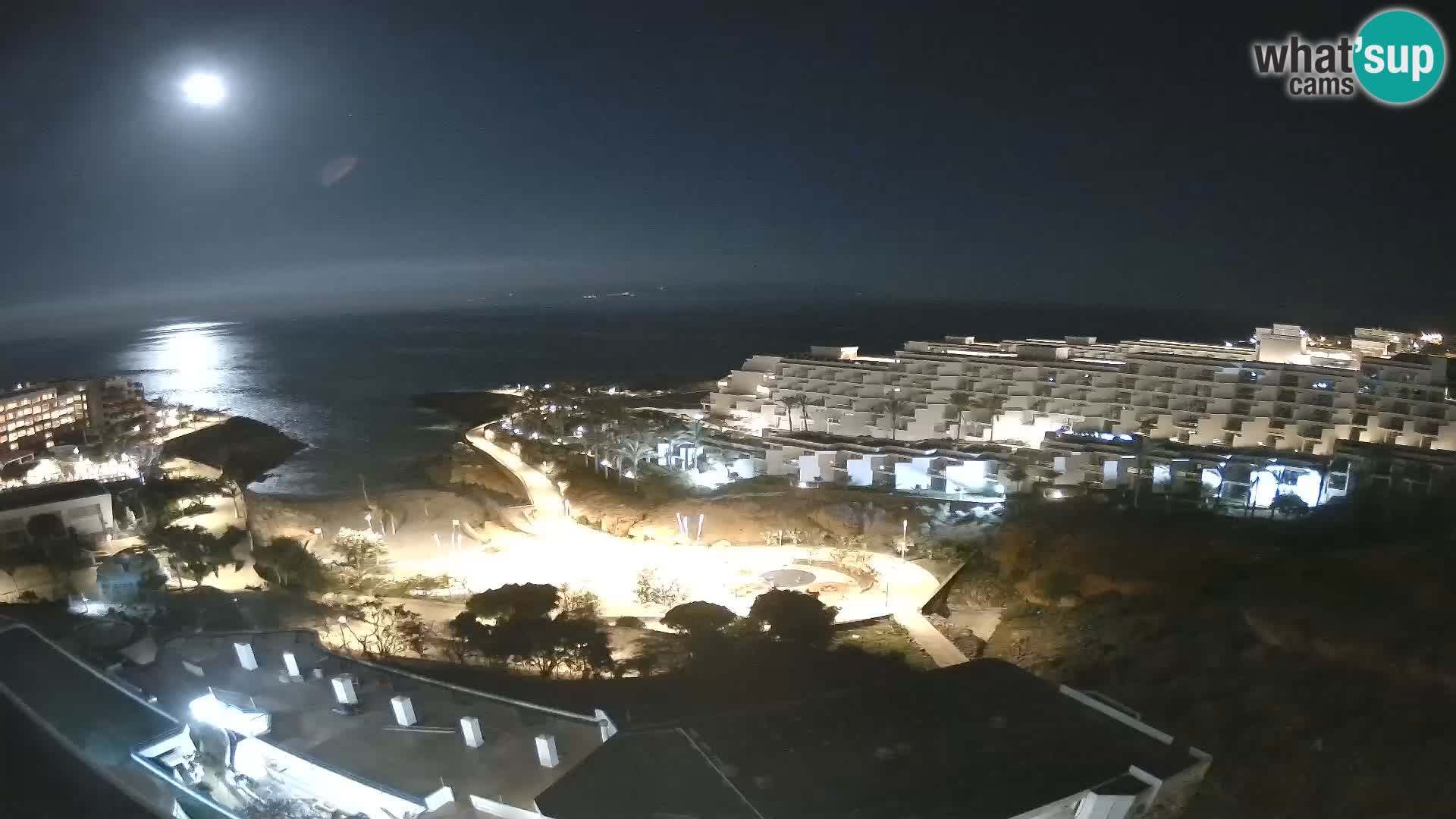 Live webcam Playa de Las Galgas – Playa Paraiso – La Gomera island – Adeje – Tenerife
