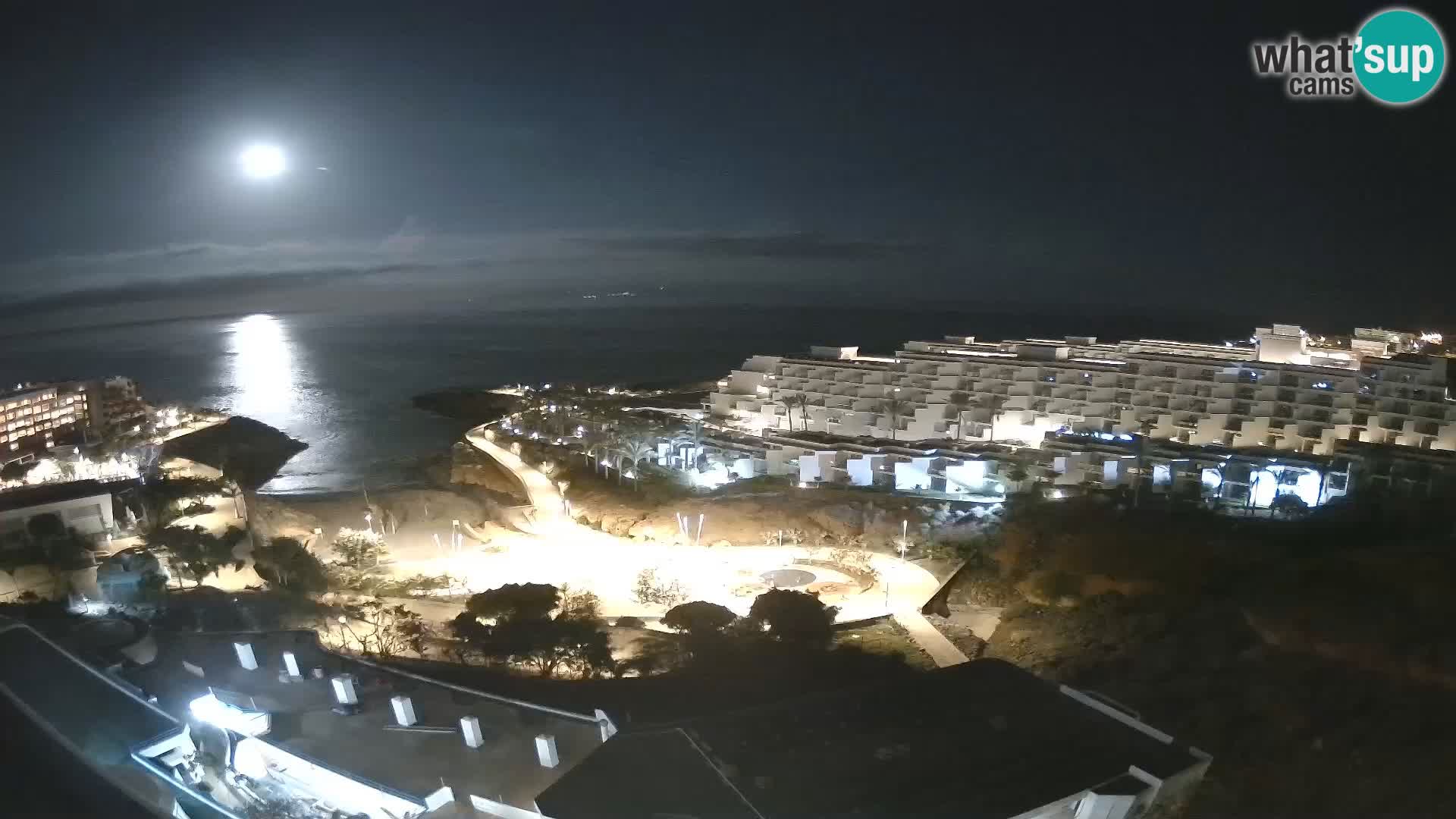 Live webcam Playa de Las Galgas – Playa Paraiso – La Gomera island – Adeje – Tenerife