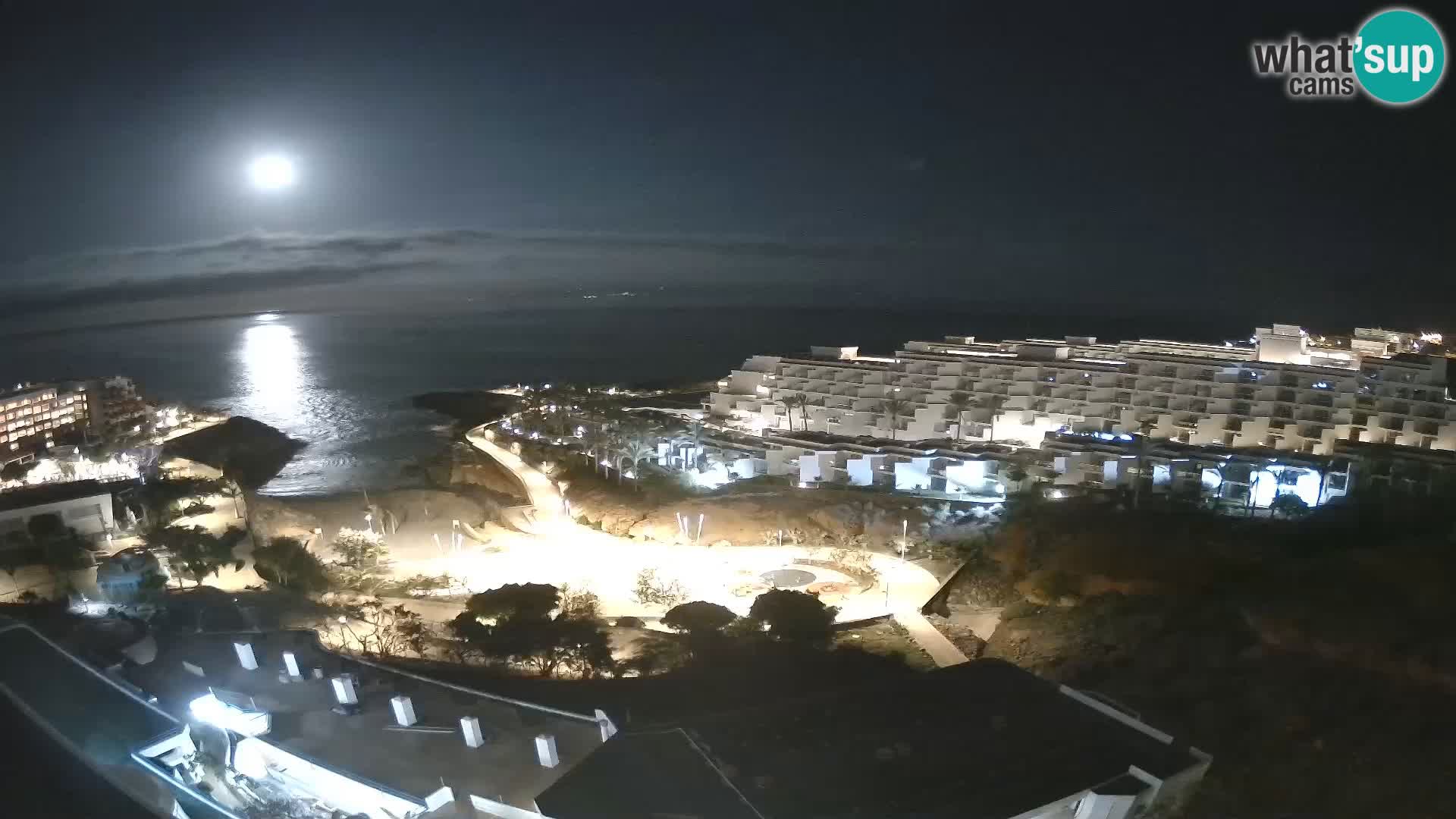 Live webcam Playa de Las Galgas – Playa Paraiso – La Gomera island – Adeje – Tenerife