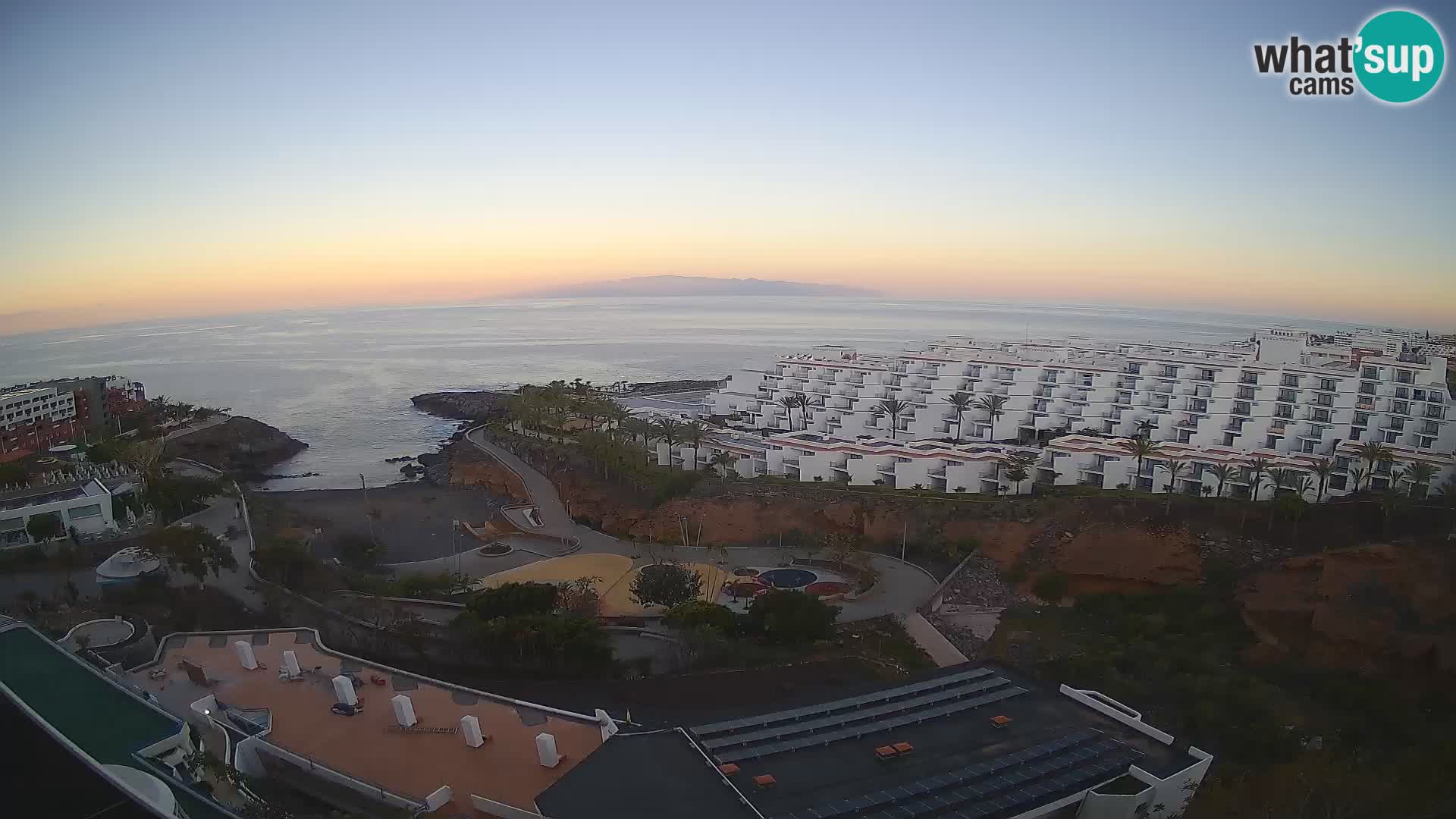 Webcam live spiaggia Las Galgas – Playa Paraiso – Isola La Gomera – Costa Adeje – Tenerife