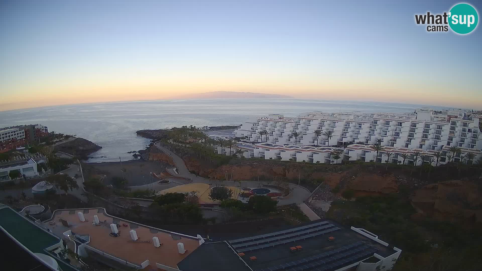 Live-Webcam Las Galgas Strand – Playa Paraiso – Insel La Gomera – Costa Adeje – Teneriffa