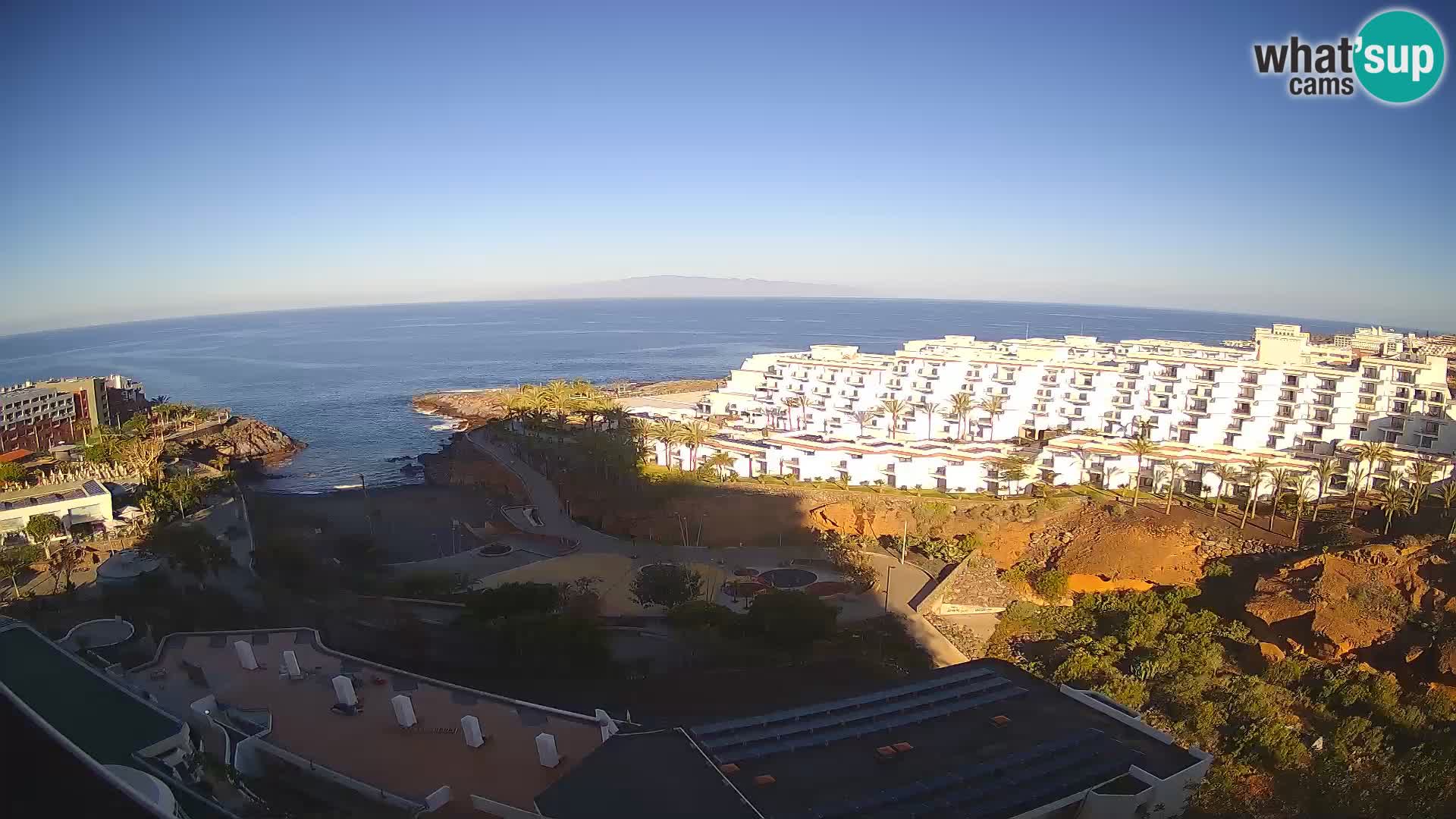 Web kamera uživo Playa de Las Galgas – Playa Paraiso – otok La Gomera – Costa Adeje – Tenerife