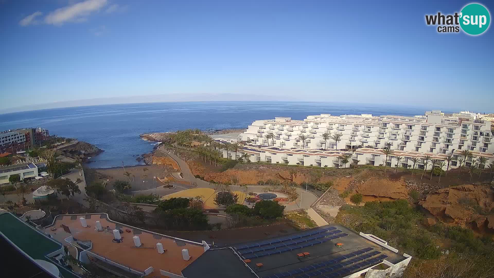 Webcam en vivo Playa de Las Galgas – Playa Paraíso – Isla de La Gomera – Costa Adeje – Tenerife