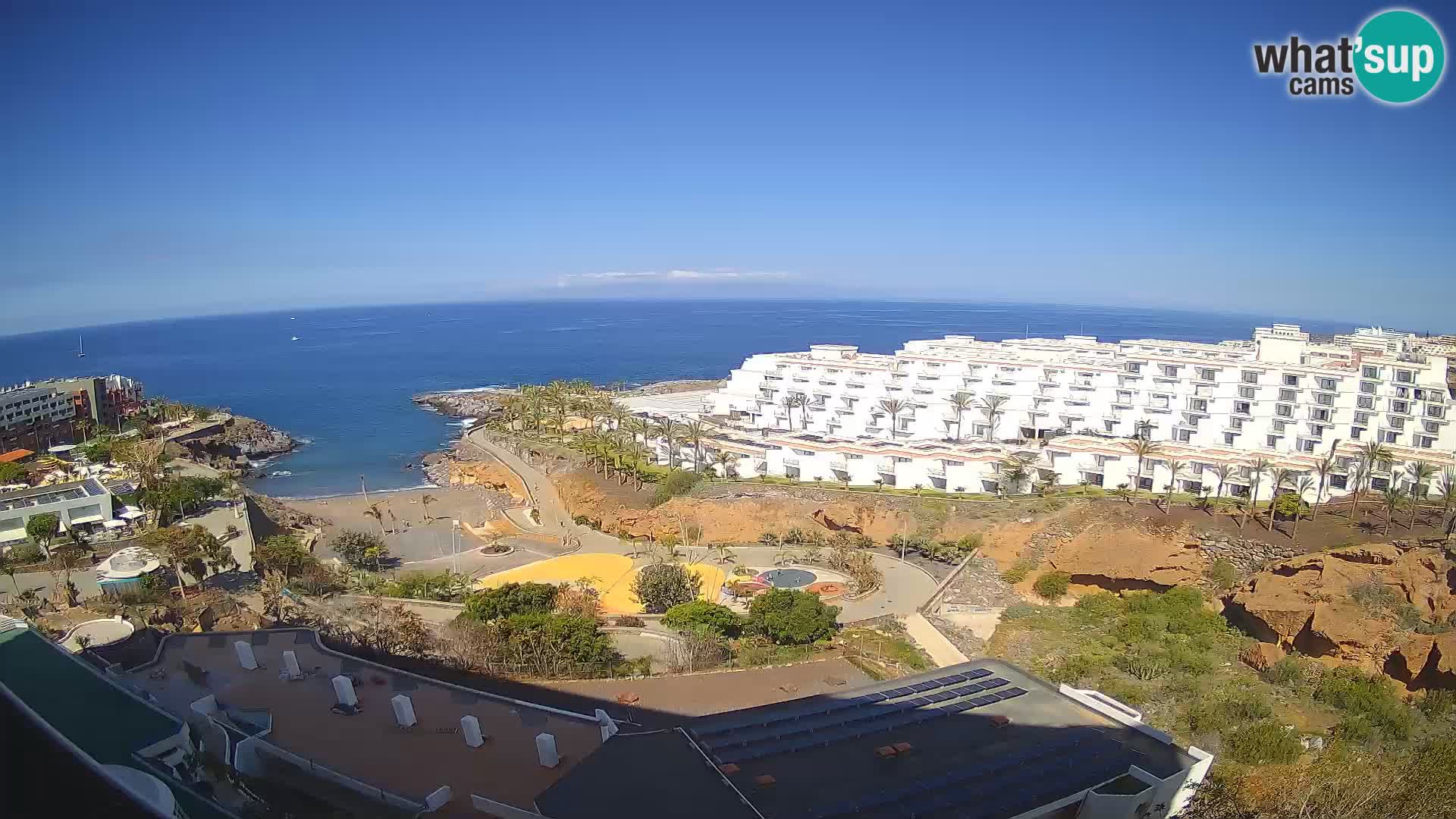 Webcam en direct Playa de Las Galgas – Playa Paraiso – île de La Gomera – Costa Adeje – Tenerife